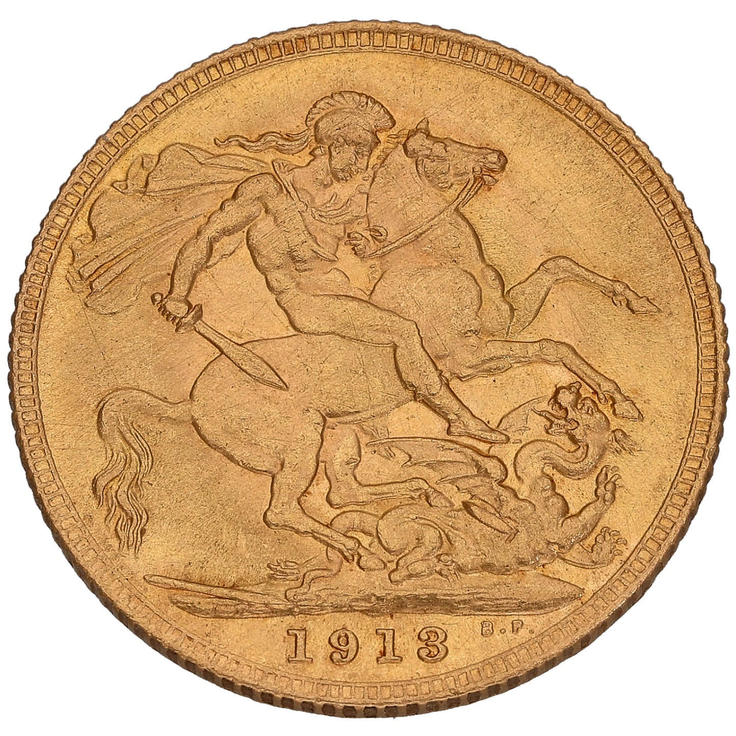22ct Gold King George V Full Sovereign Coin 1913