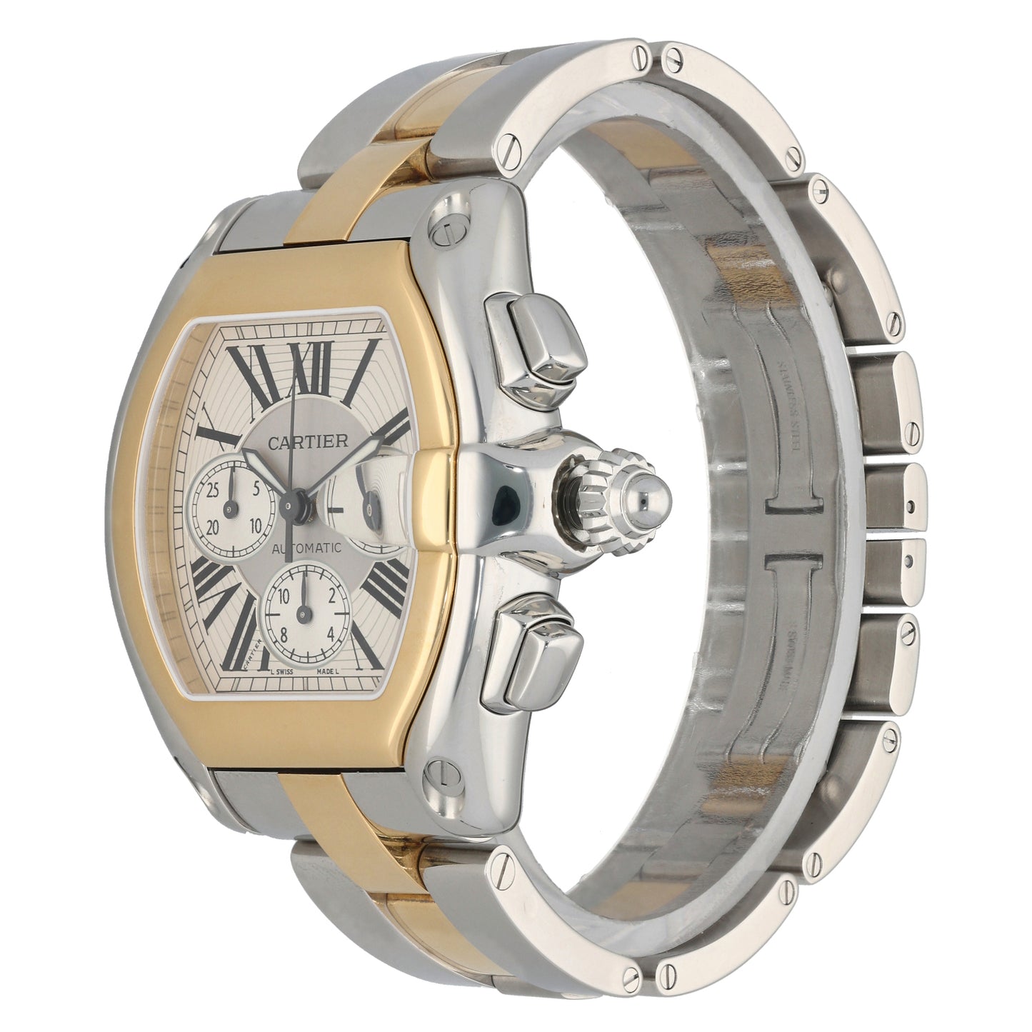 Cartier Roadster W62027Z1 43mm Bi-Colour Watch