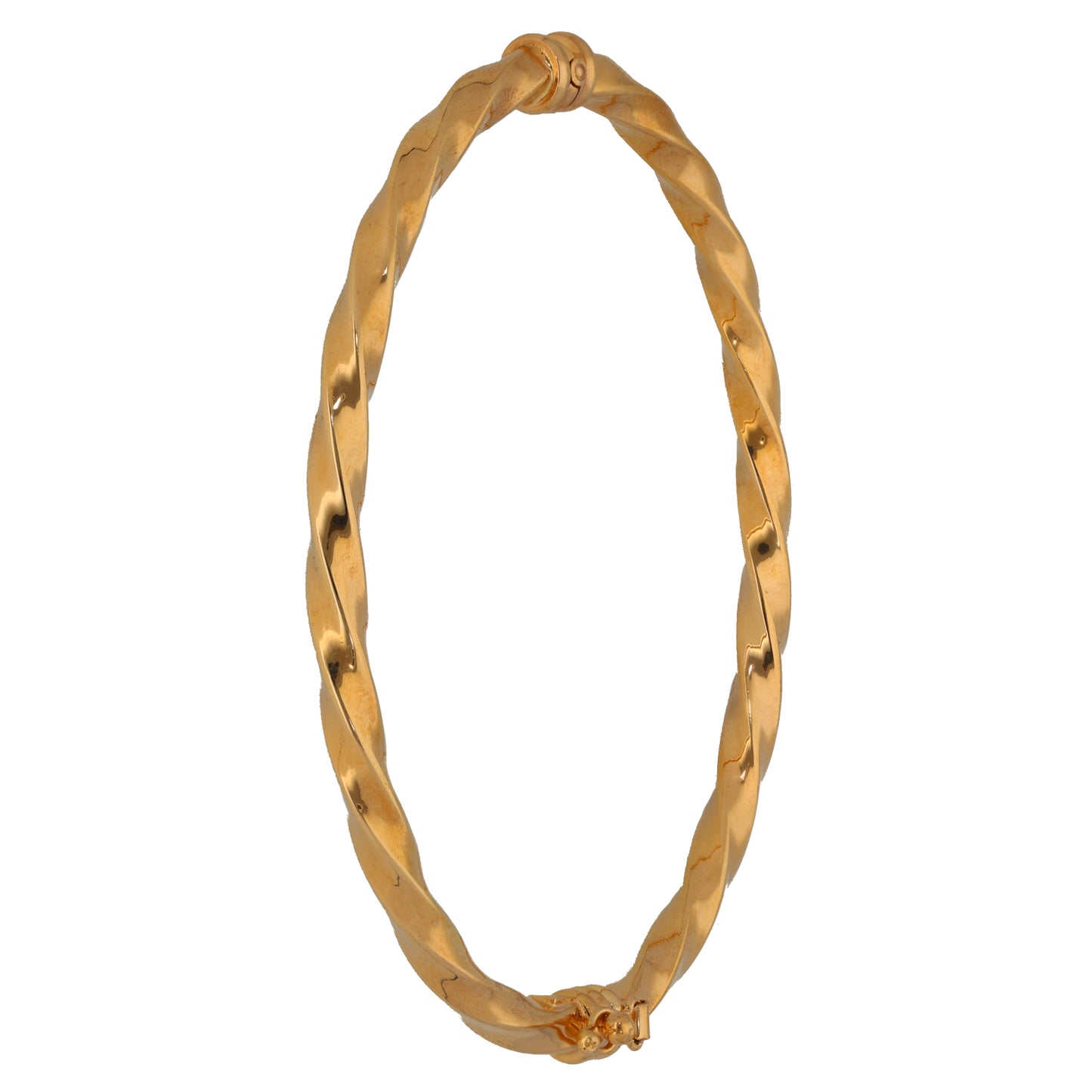 9ct Gold Hinged/Clasp Bangle