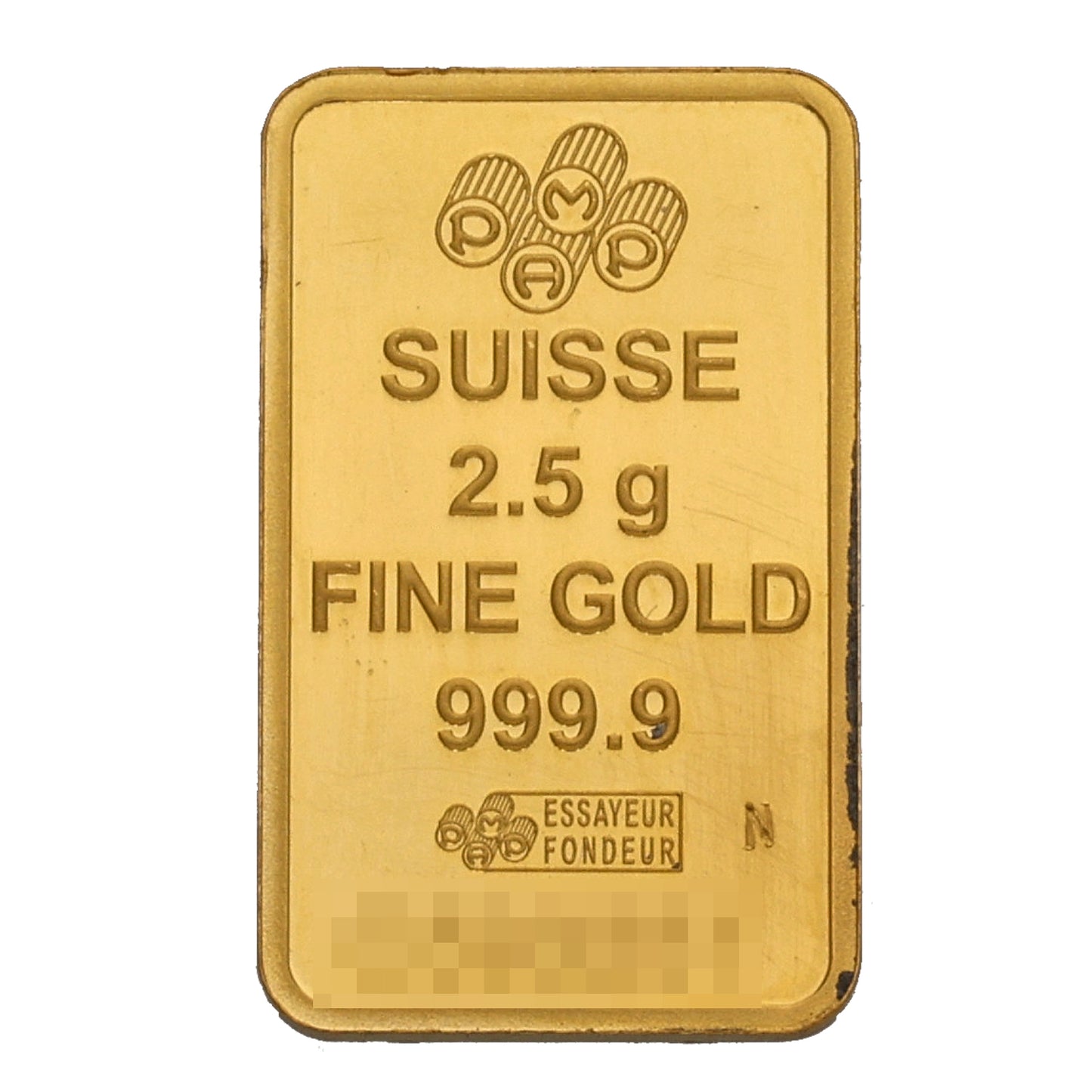 24ct 2.5g Gold Bar