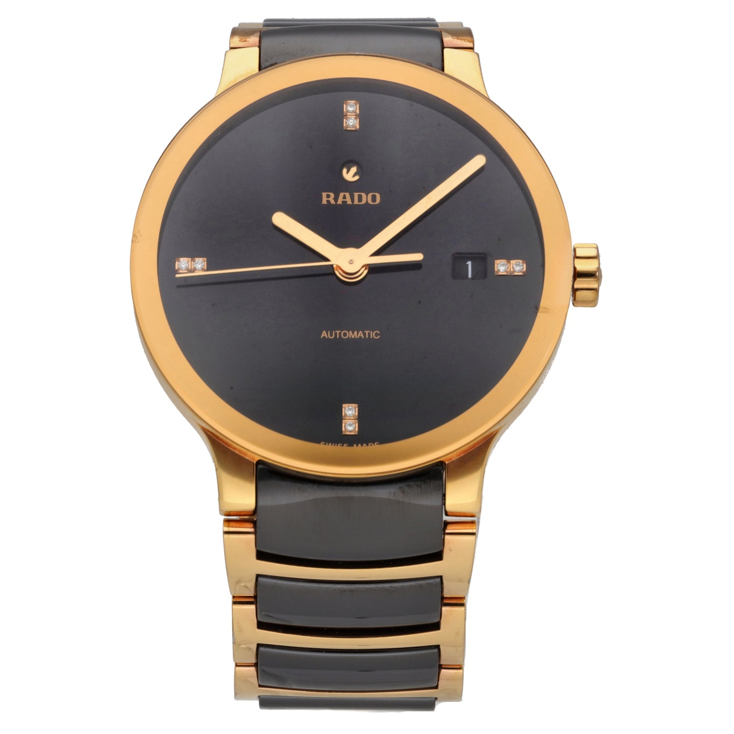 Rado Centrix 763.0036.3 39.5mm Bi-Colour Watch