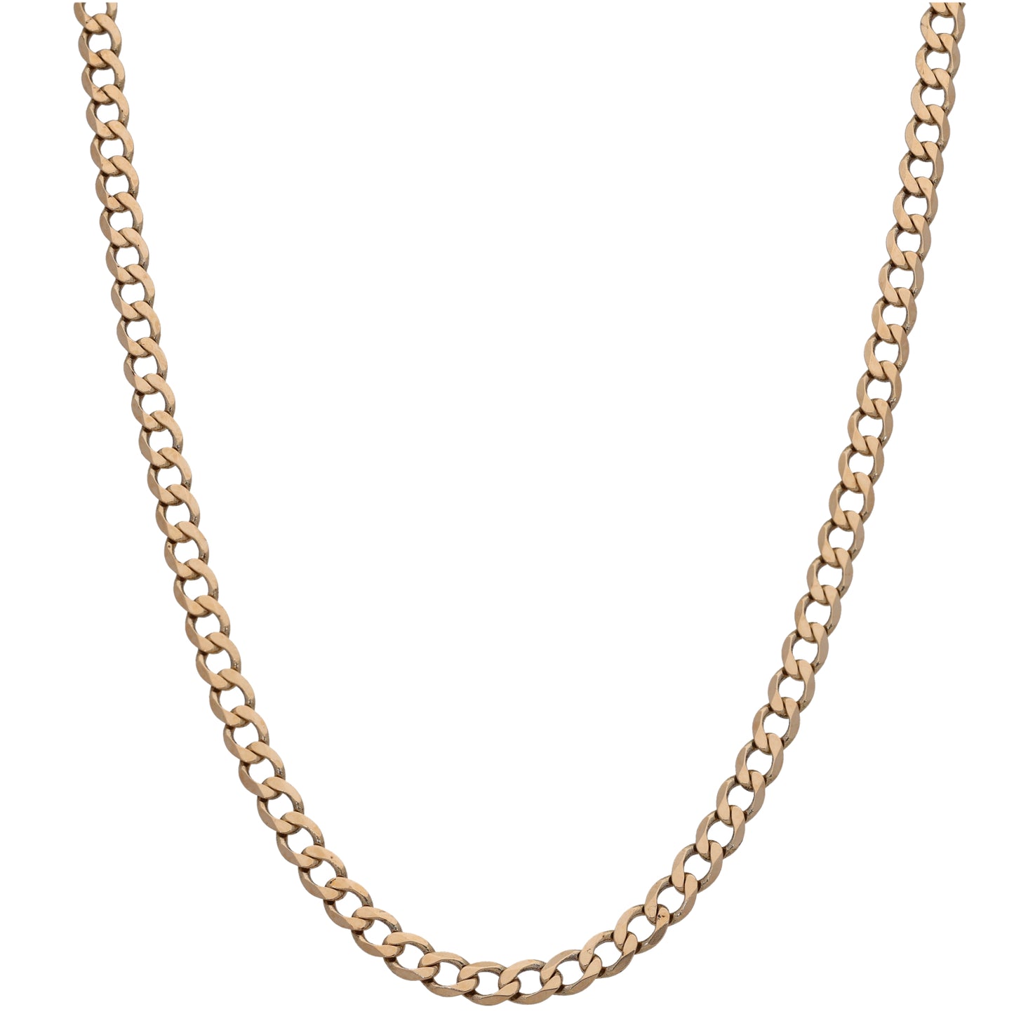 9ct Gold Curb Chain 24"