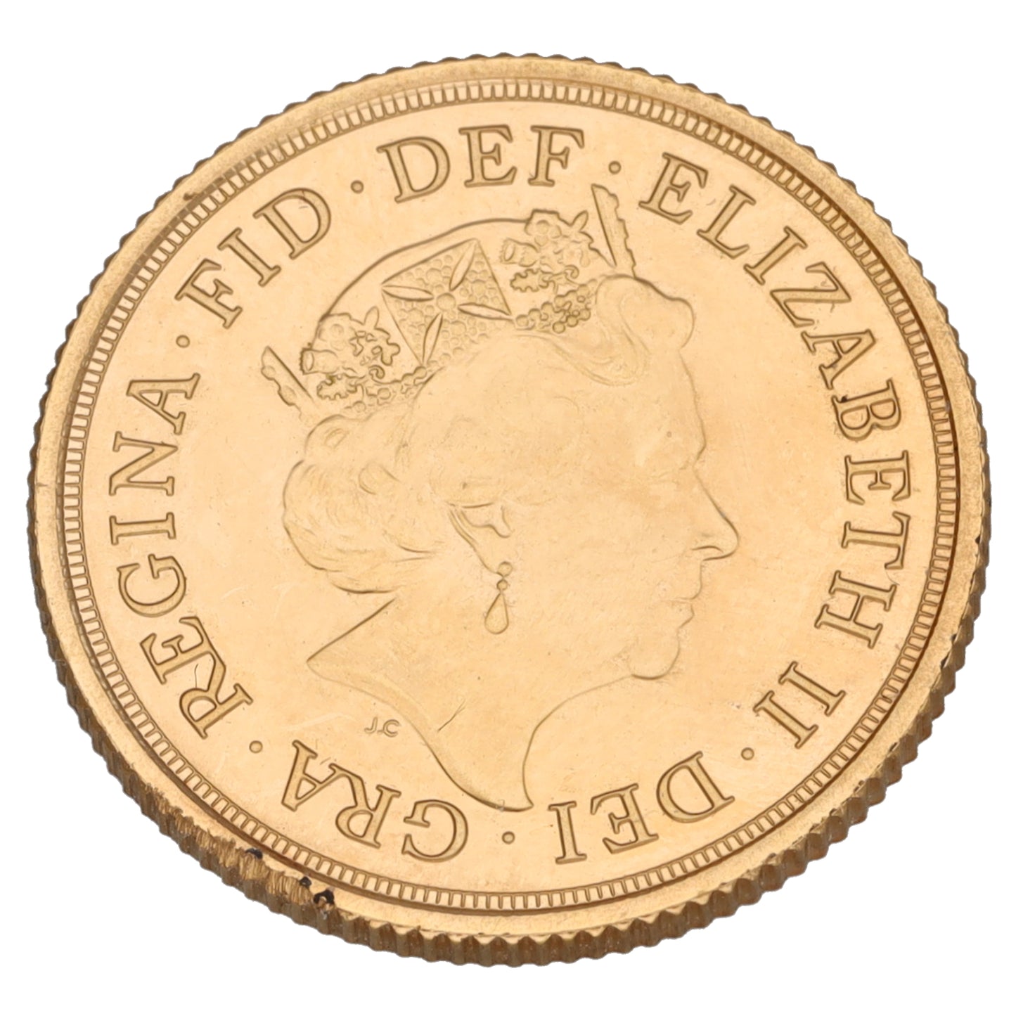 22ct Gold Queen Elizabeth II Full Sovereign Coin 2020