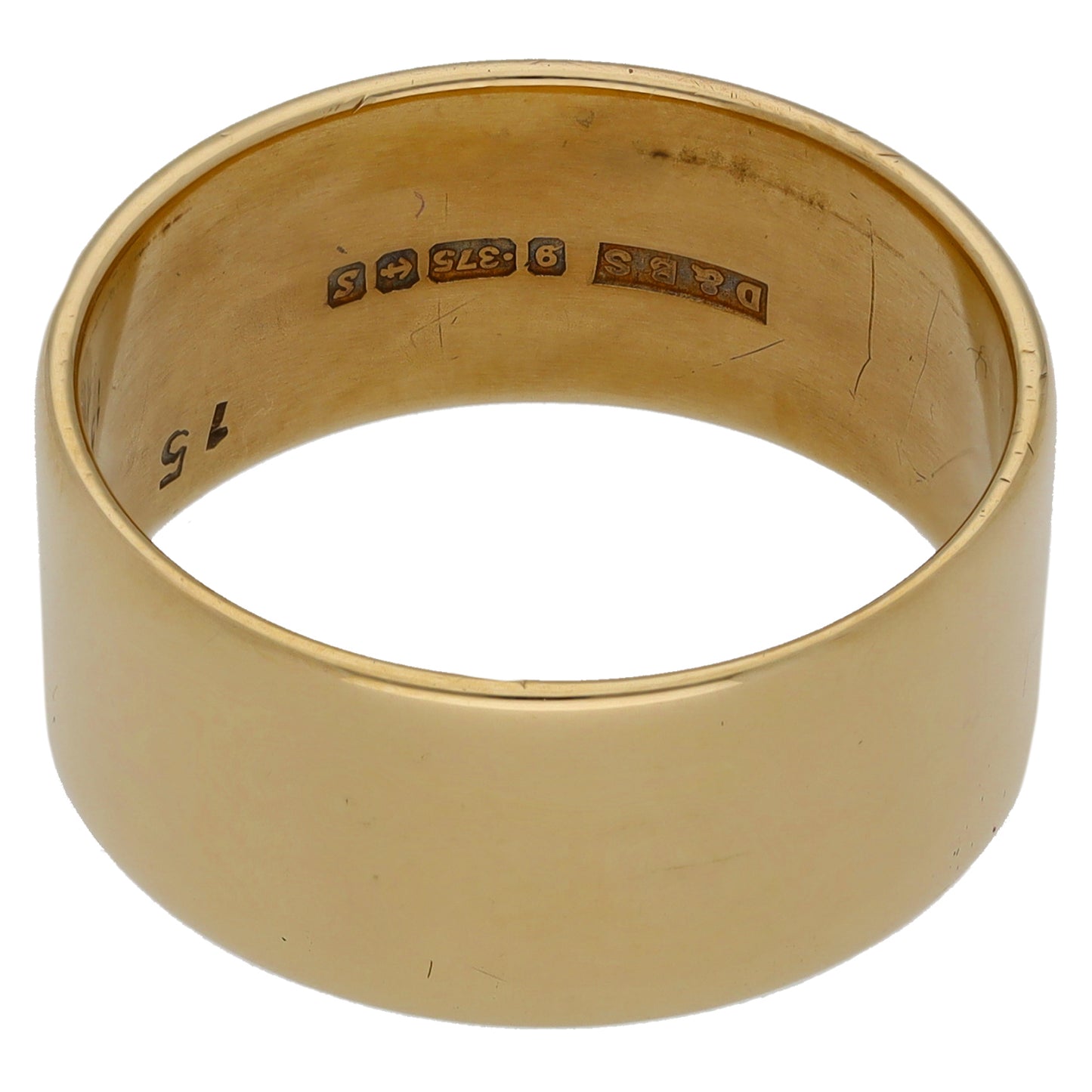 14ct Gold Plain Wedding Ring Size S