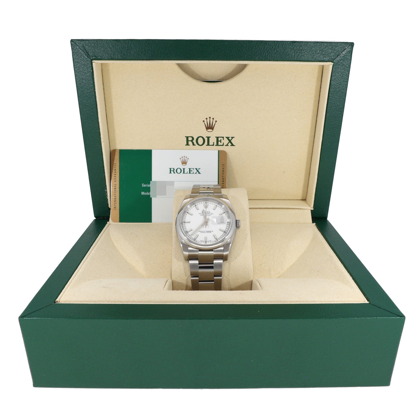 Rolex Datejust 116200 36mm Stainless Steel Watch