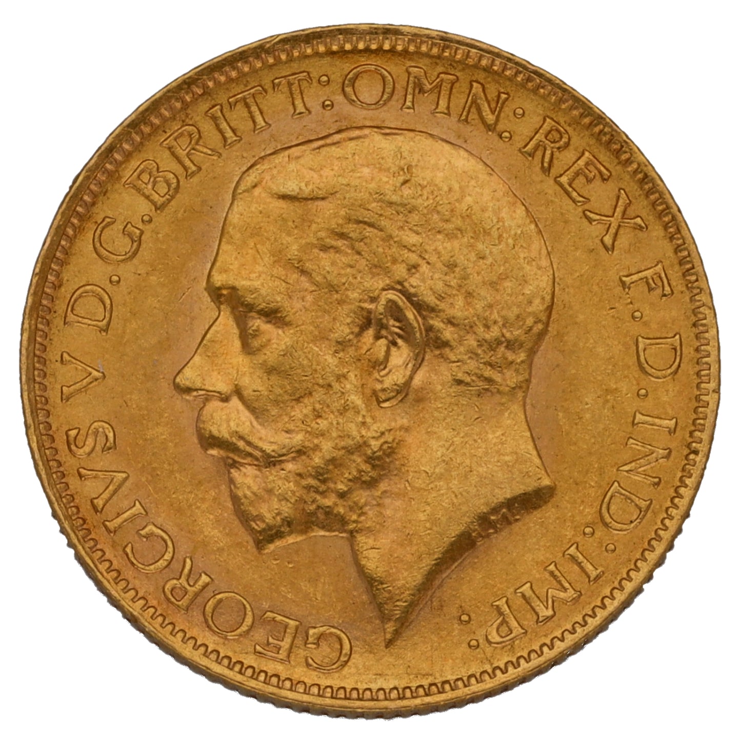 22ct Gold King George V Full Sovereign Coin 1927