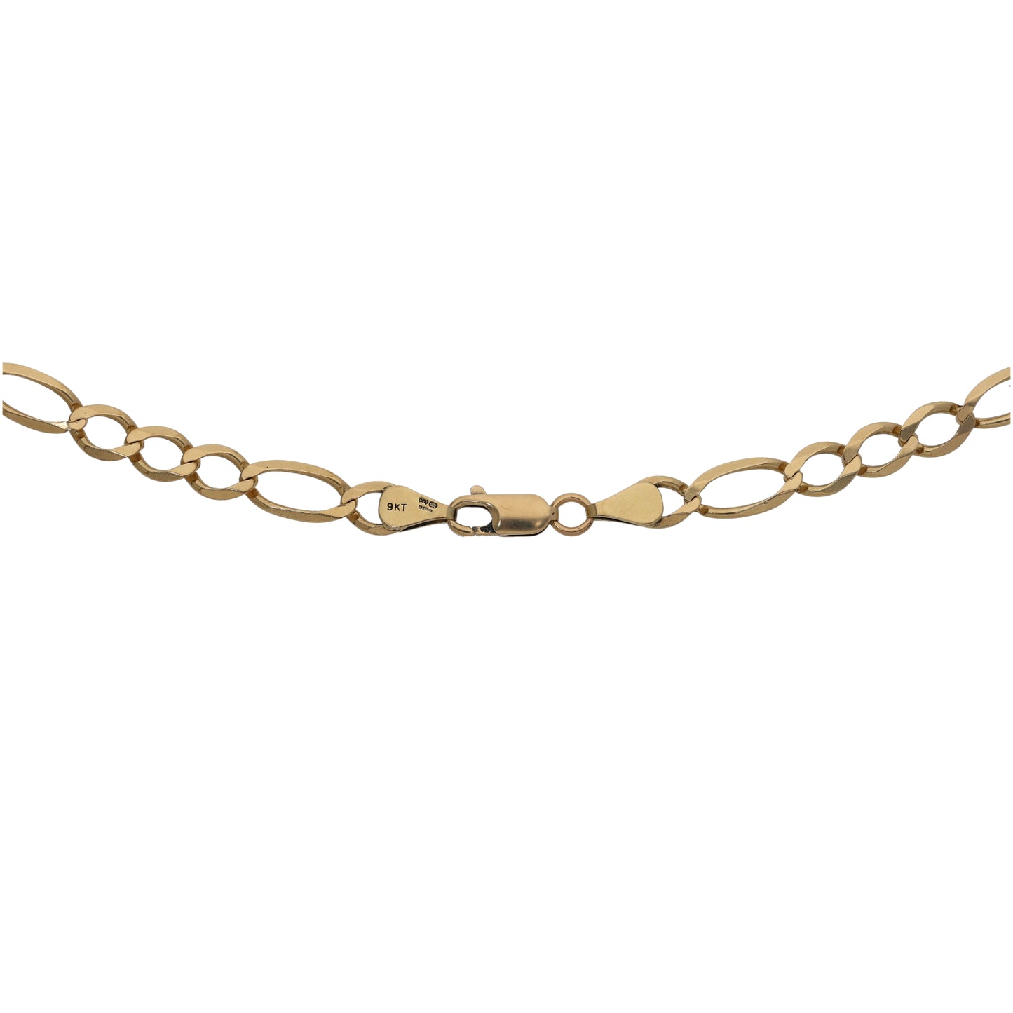 9ct Gold Figaro Chain 20"