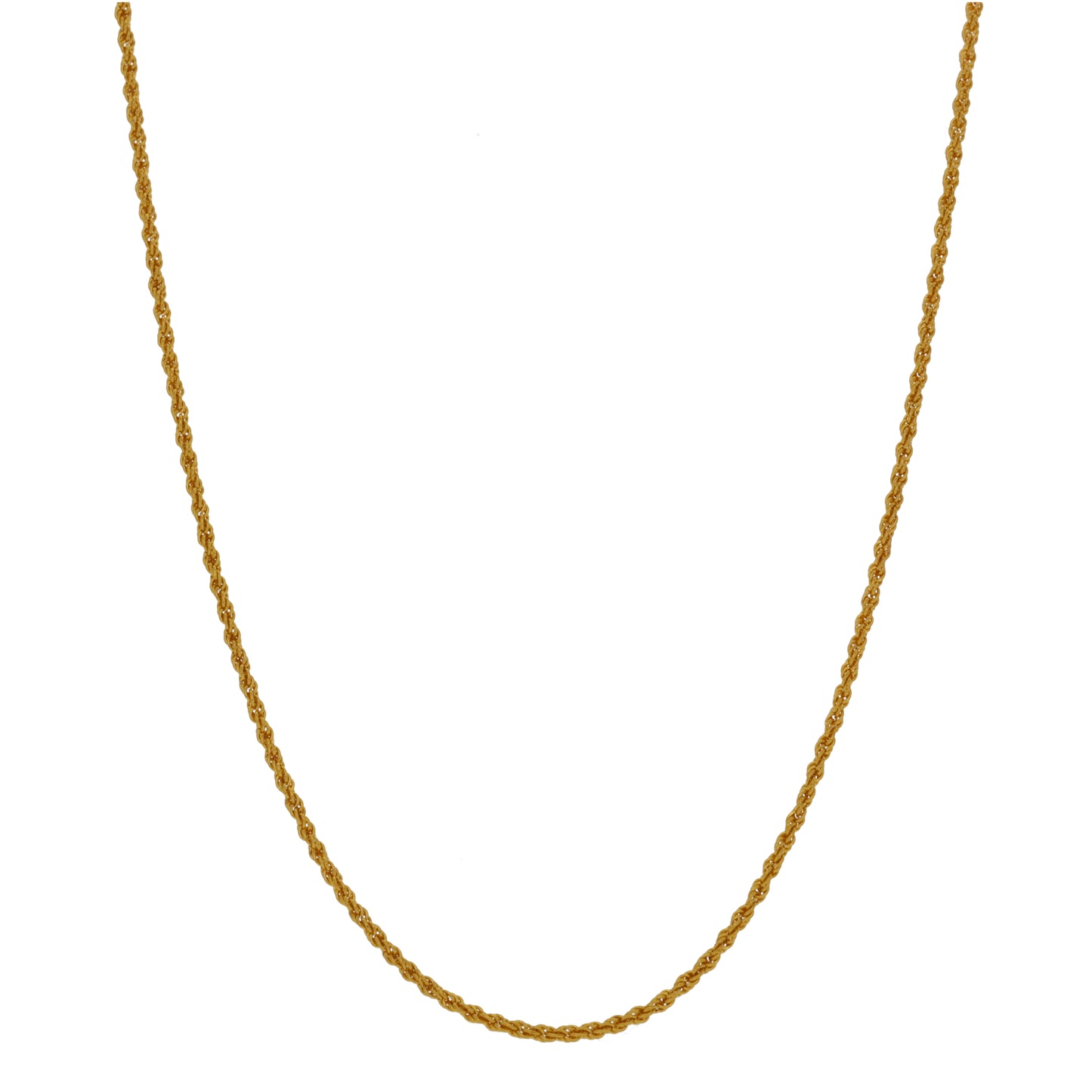 22ct Gold Rope Chain 16"