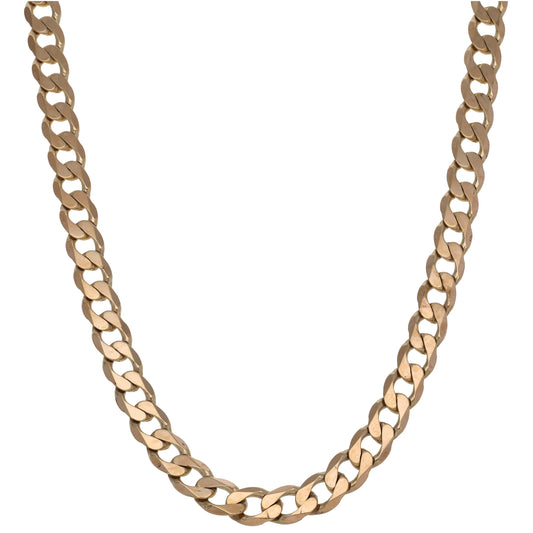 9ct Gold Curb Chain 20"