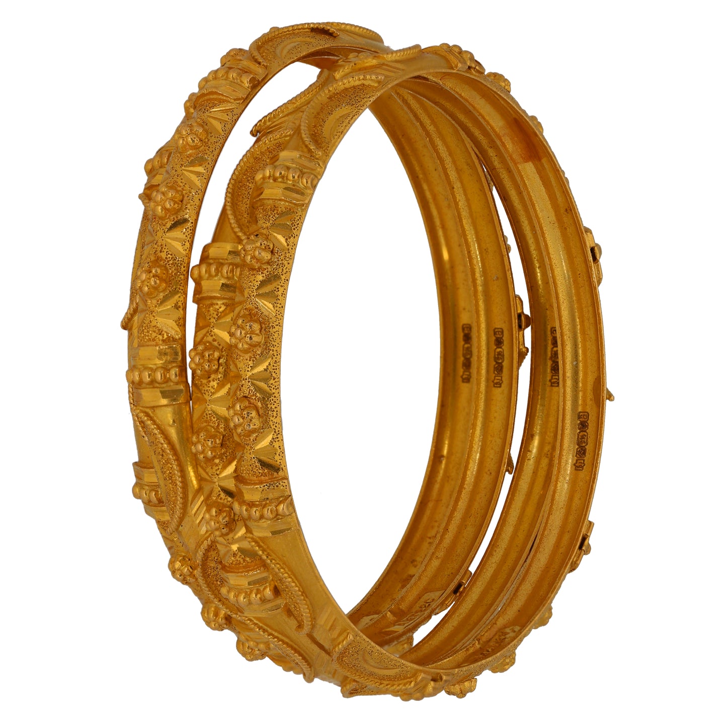 22ct Gold Set of Bangles