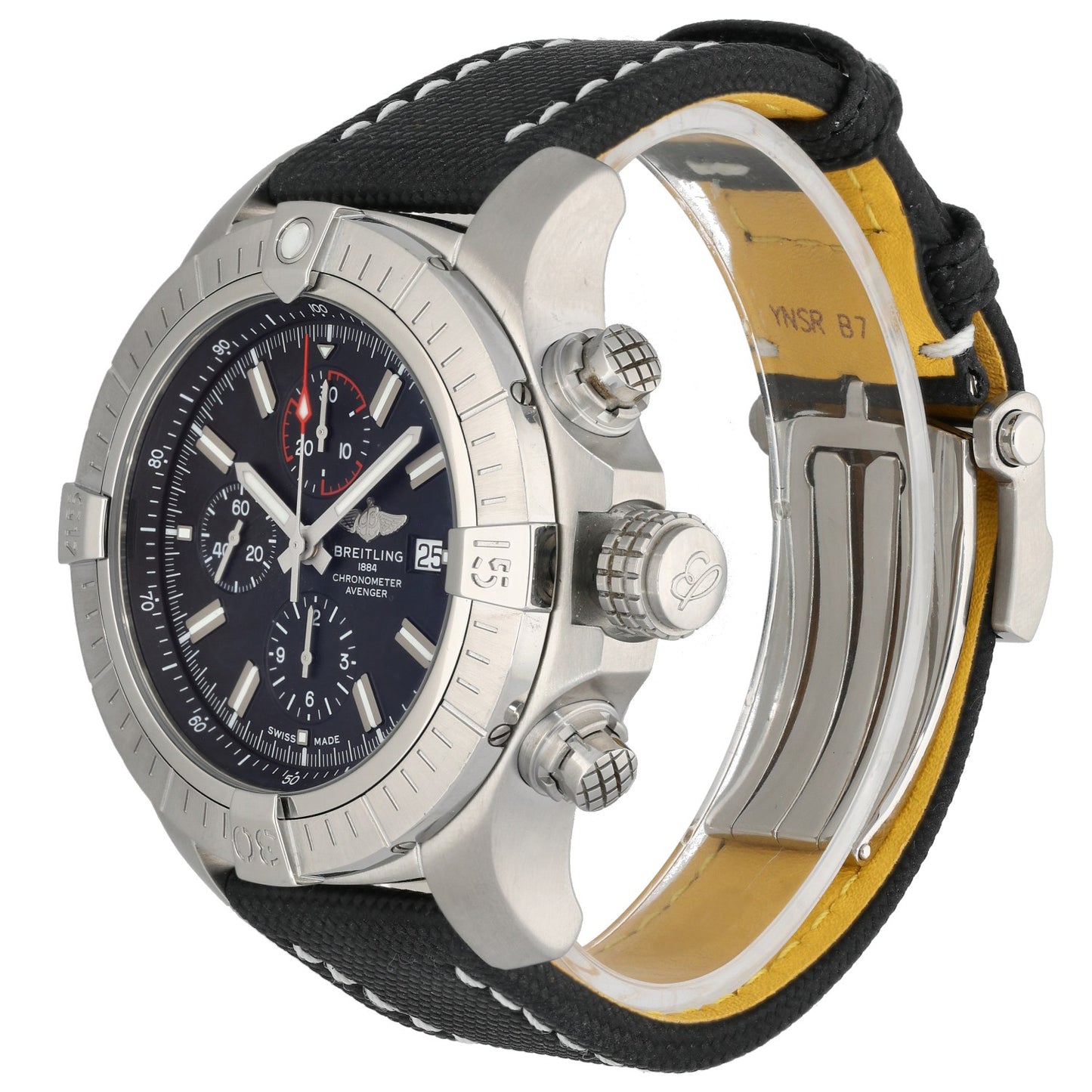 Breitling Super Avenger A13375 49mm Stainless Steel Watch