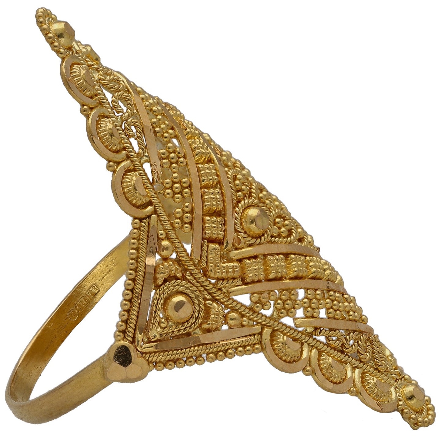 22ct Gold Alternative Ring Size P