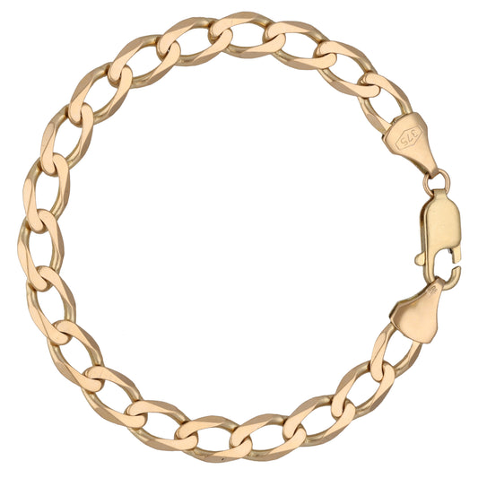 9ct Gold Curb Bracelet