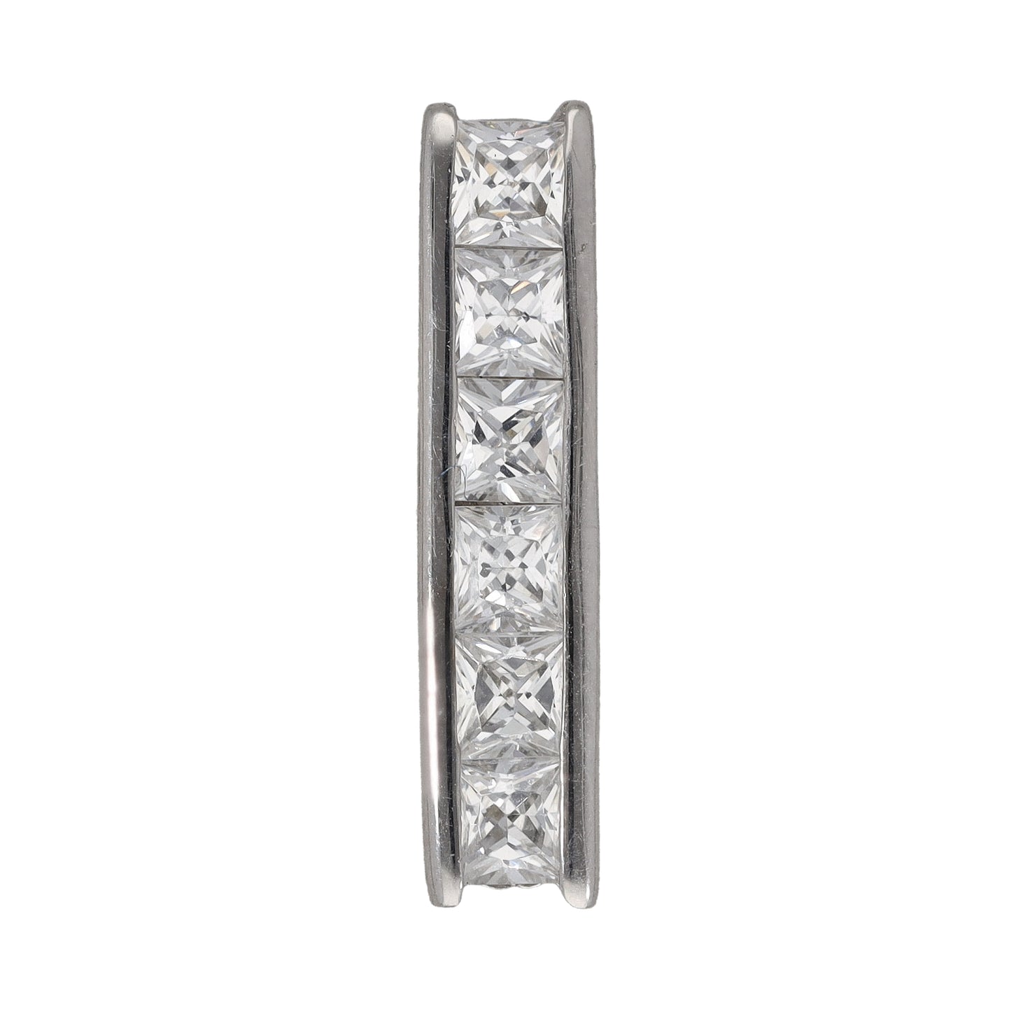 9ct White Gold Cubic Zirconia Dress/Cocktail Pendant