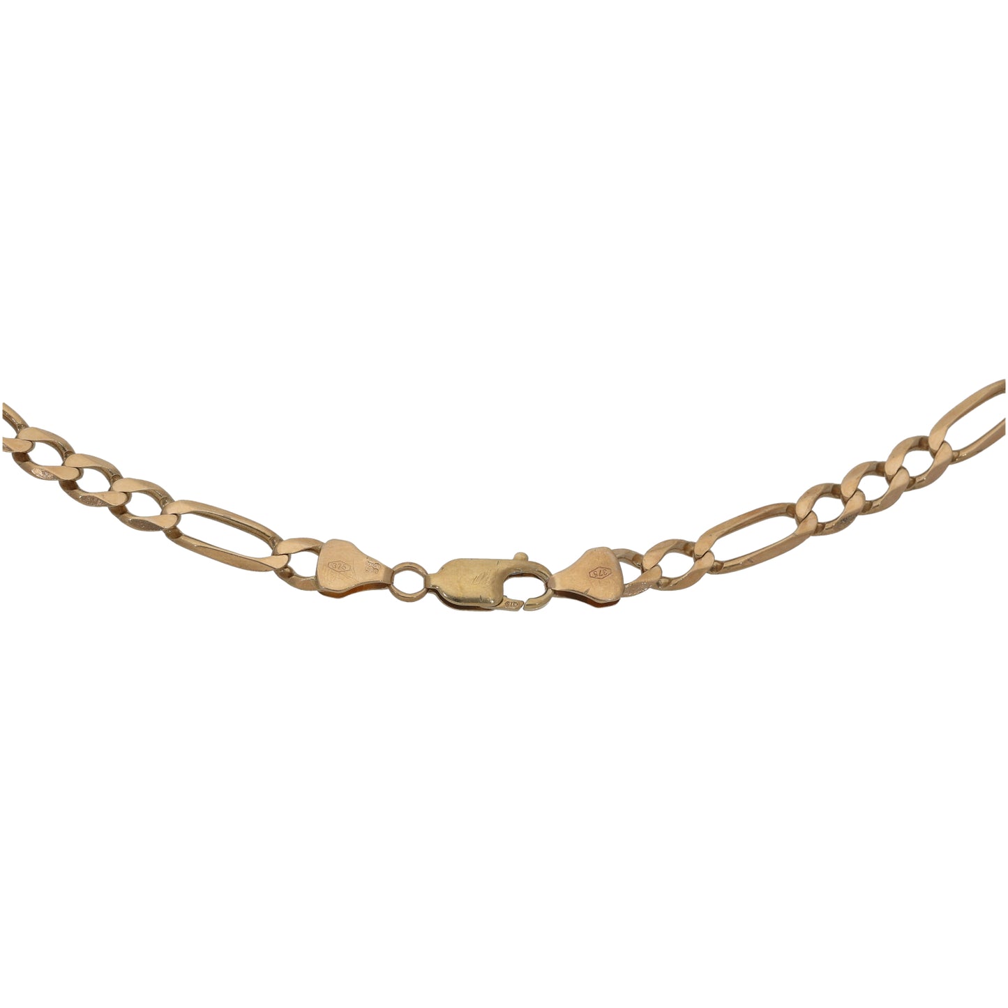 9ct Gold Figaro Chain 28"