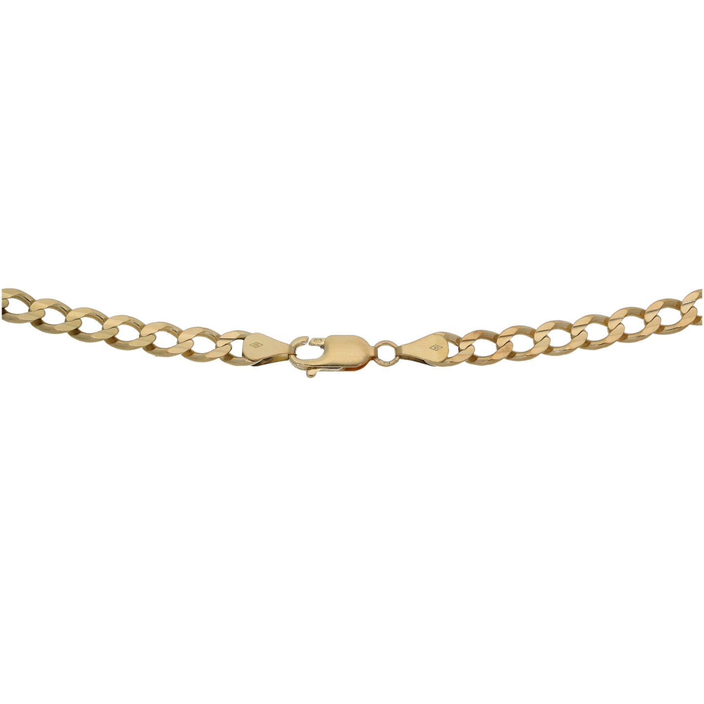 9ct Gold Curb Chain 20"