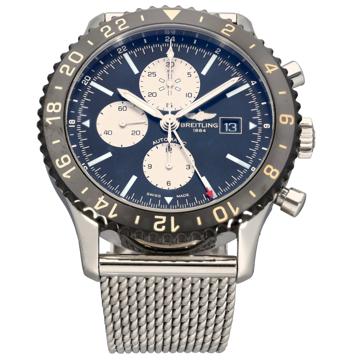 Breitling Chronoliner Y24310 44mm Stainless Steel Watch