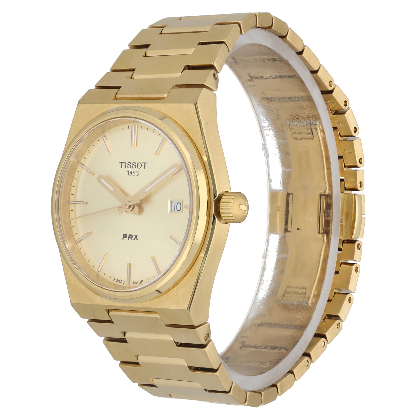 Tissot PRX T137210A 35mm Gold Plated Watch