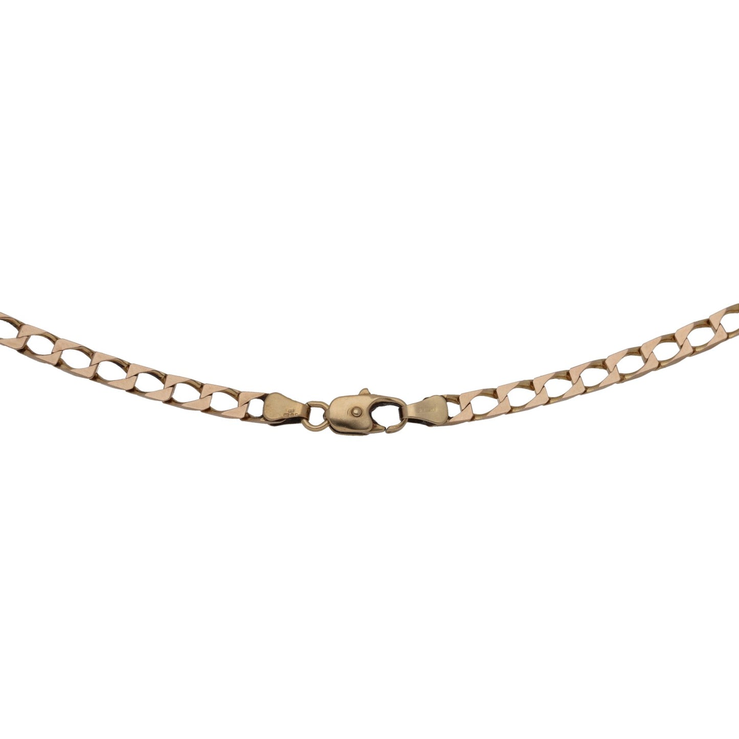 9ct Gold Curb Chain 16"