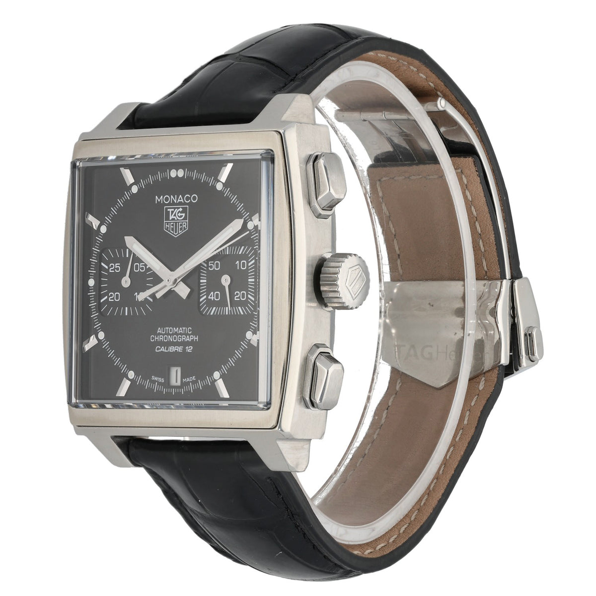Tag Heuer Monaco CAW2110 39mm Stainless Steel Watch