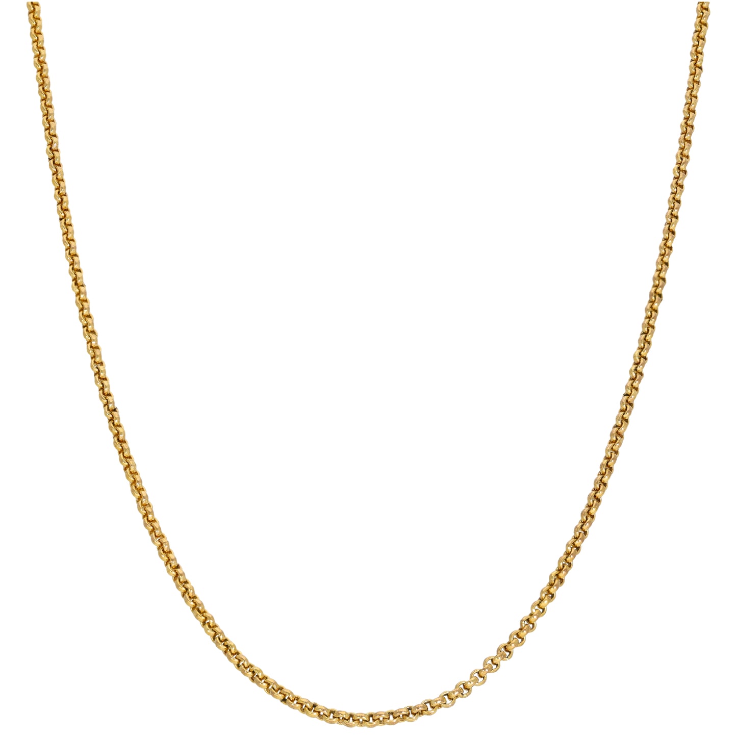 9ct Gold Belcher Chain 18"