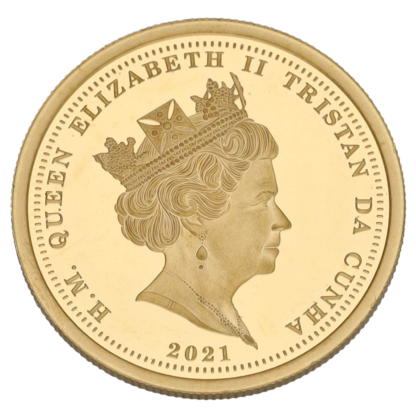 22ct Gold Prince Phillip Duke Of Edinburgh Half Sovereign Coin 2021