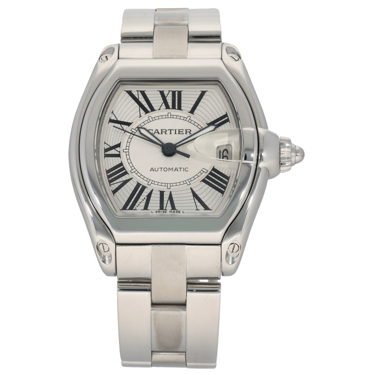 Cartier Roadster W62025V3 38mm Stainless Steel Watch