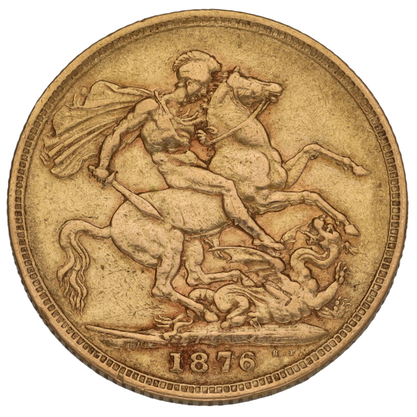 22ct Gold Queen Victoria Full Sovereign Coin 1876