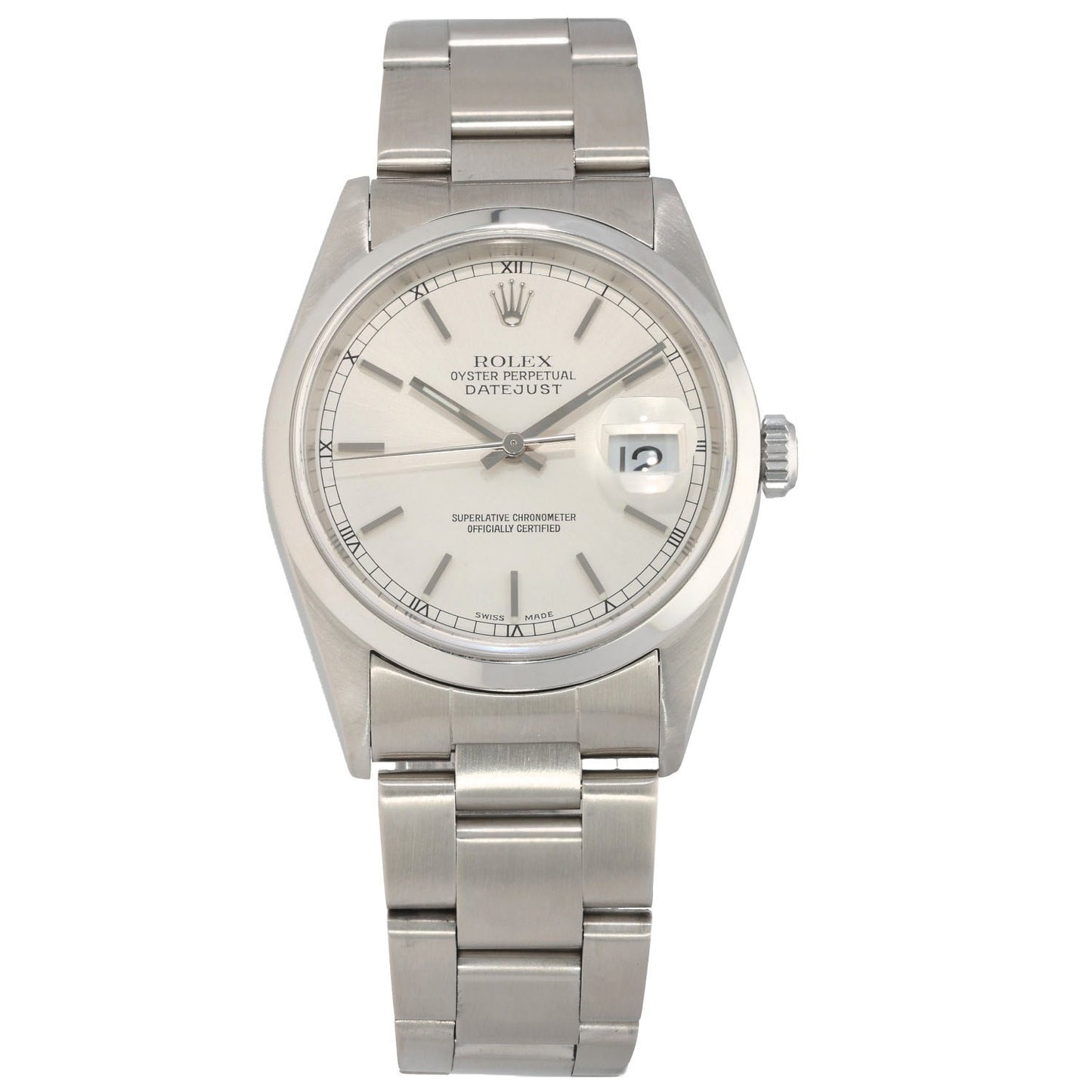 Rolex Datejust 16200 36mm Stainless Steel Watch
