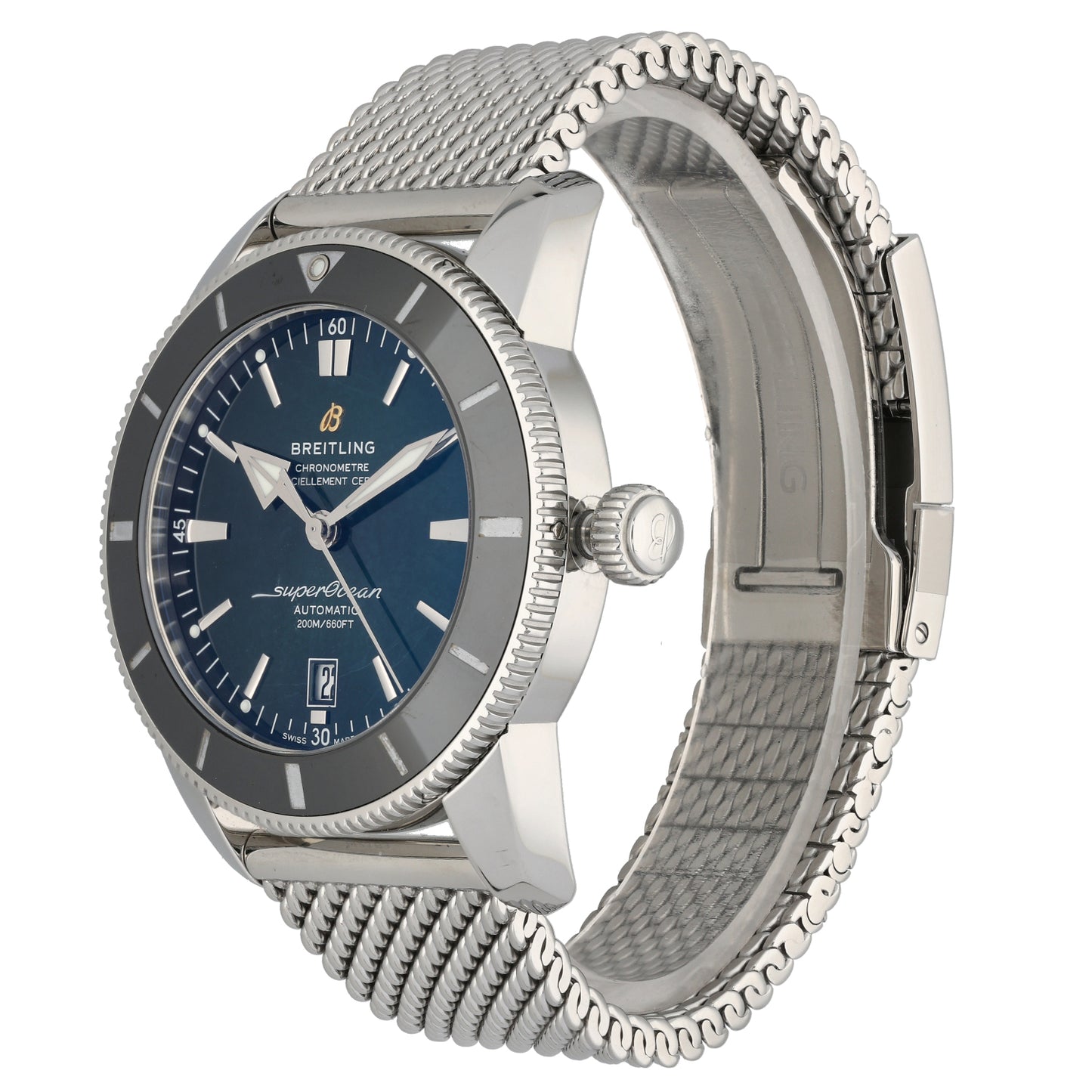 Breitling Superocean AB2020 46mm Stainless Steel Watch