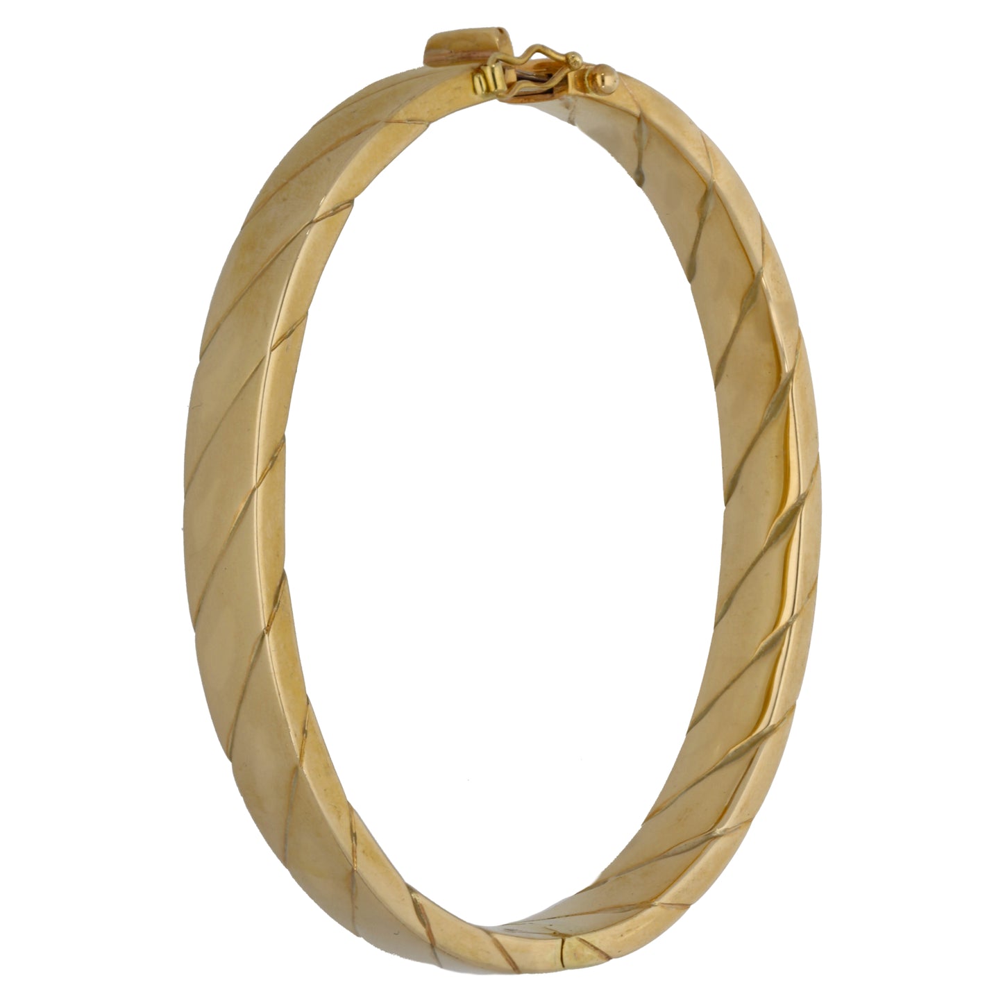 9ct Gold Hinged/Clasp Bangle