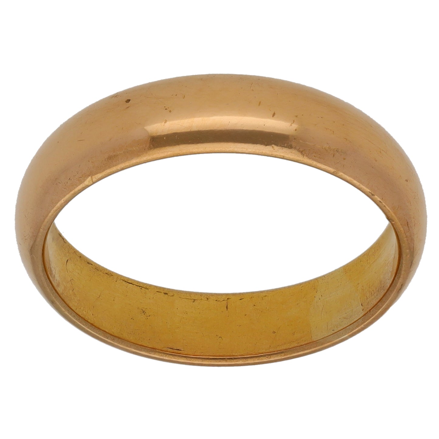 22ct Gold Plain Wedding Ring Size M