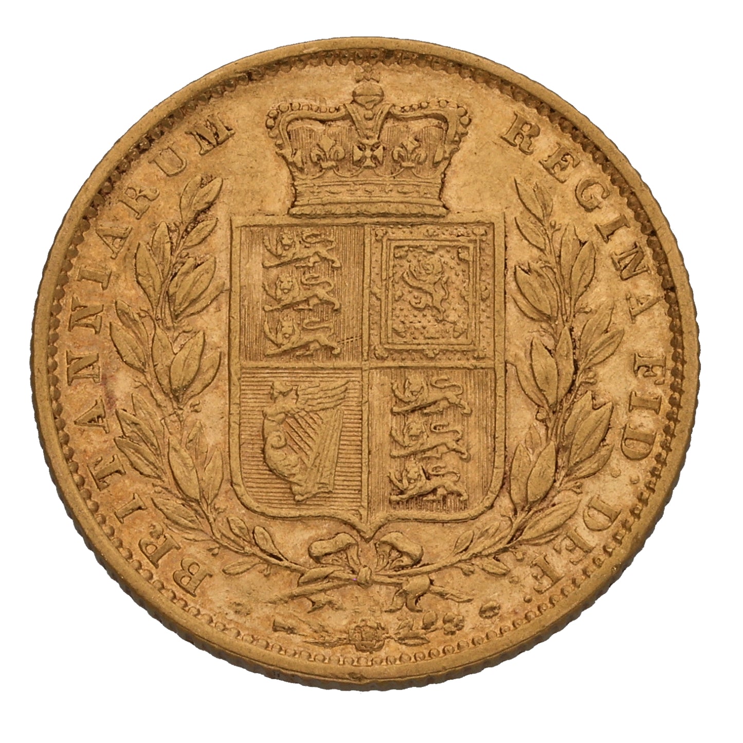 22ct Gold Queen Victoria Full Sovereign Coin 1863