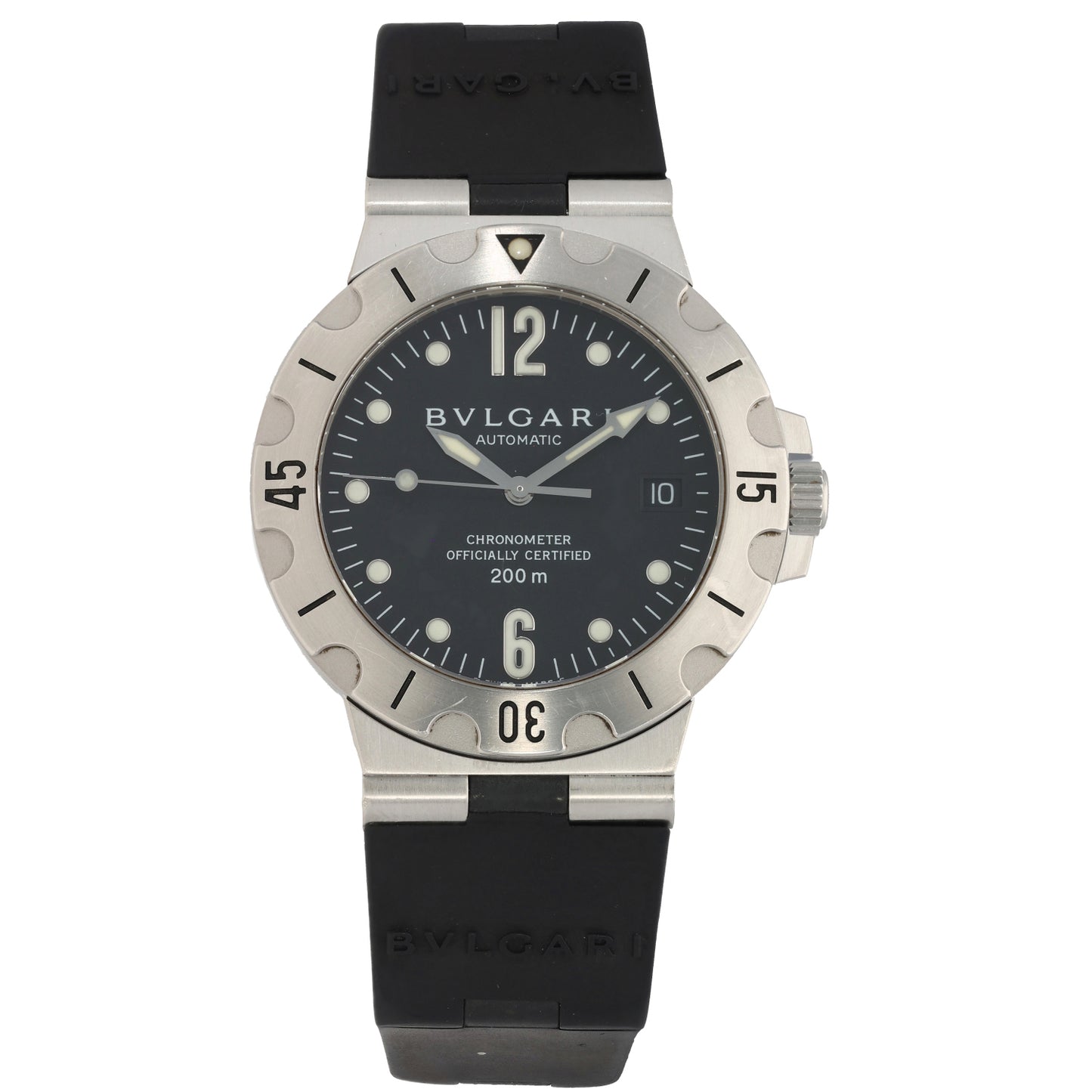 Bvlgari Diagono Scuba SD38S 38mm Stainless Steel Watch