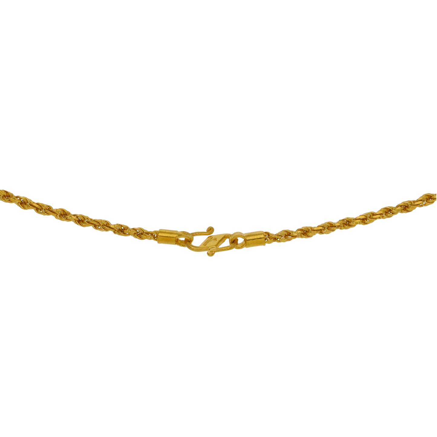 22ct Gold Rope Chain 22"