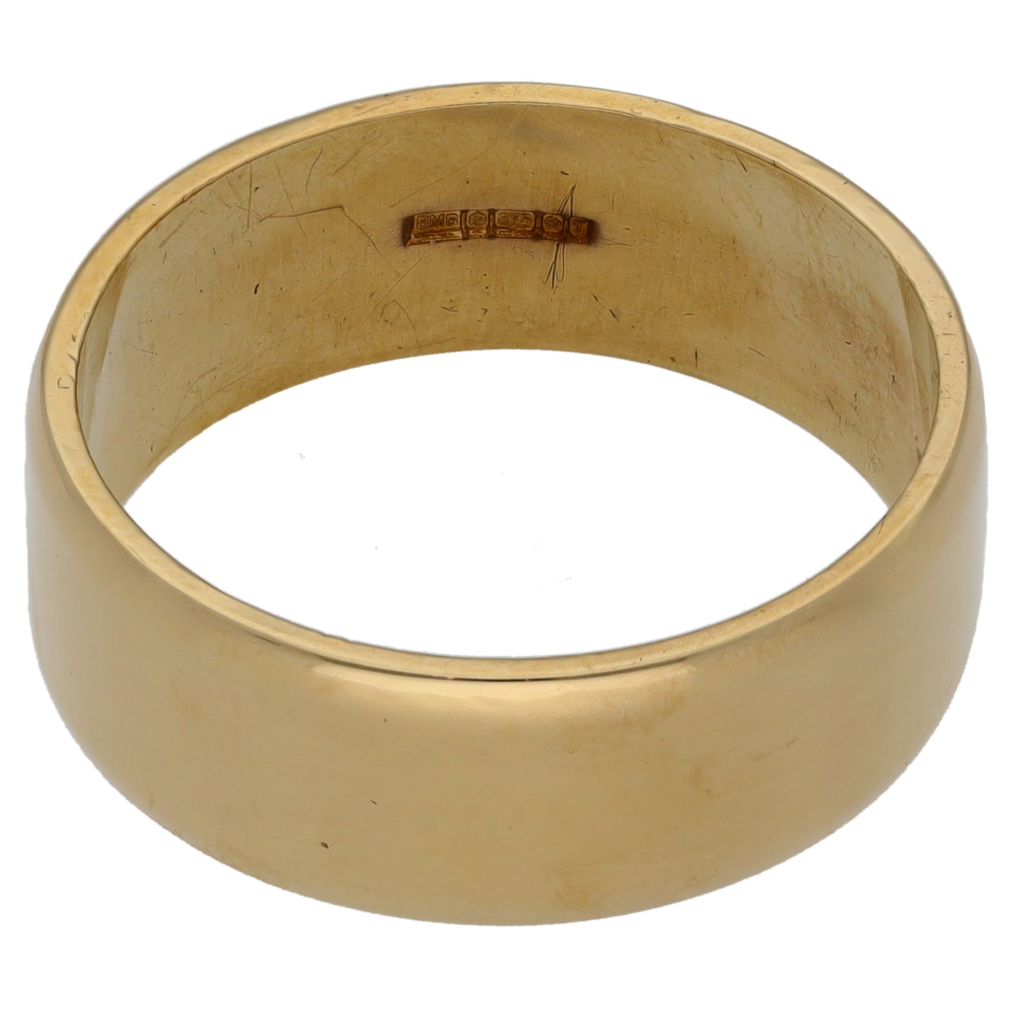 9ct Gold Plain Wedding Ring Size W