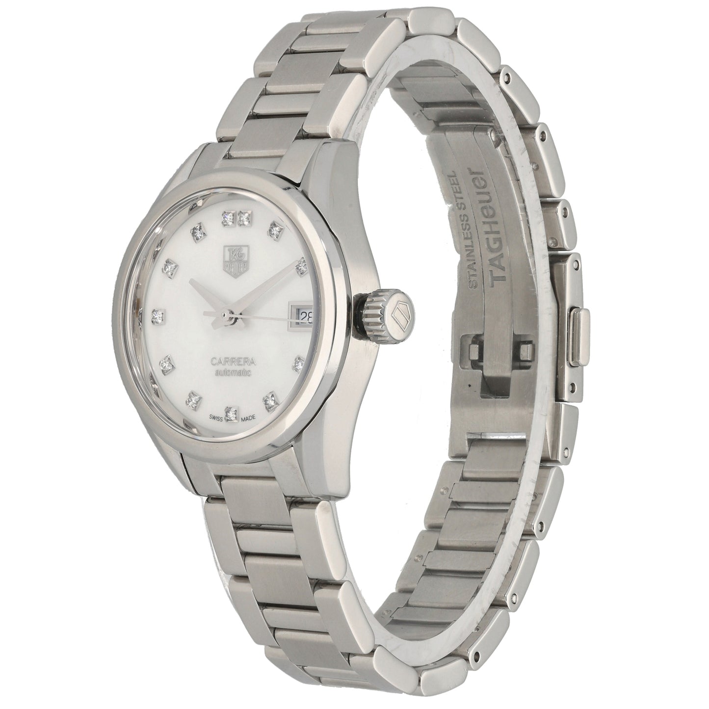 Tag Heuer Carrera WAR2414 28mm Stainless Steel Watch