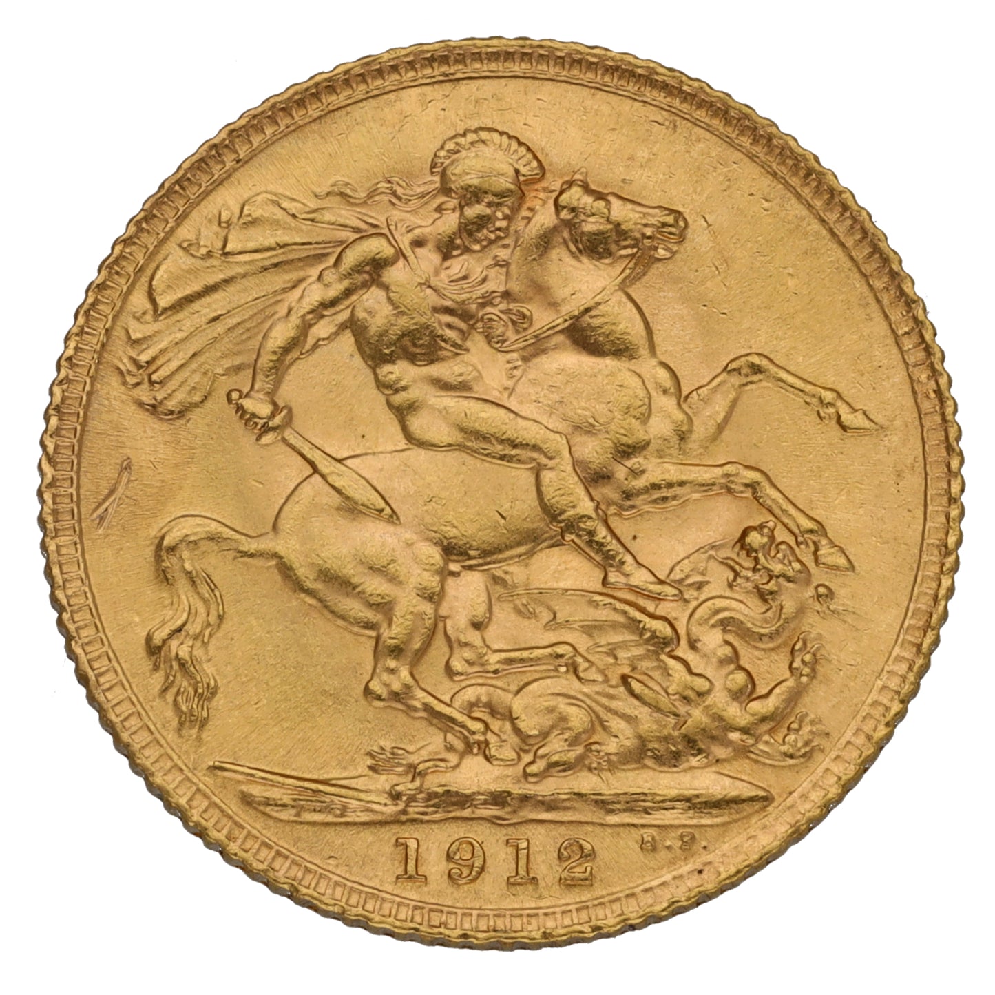 22ct Gold King George V Full Sovereign Coin 1912