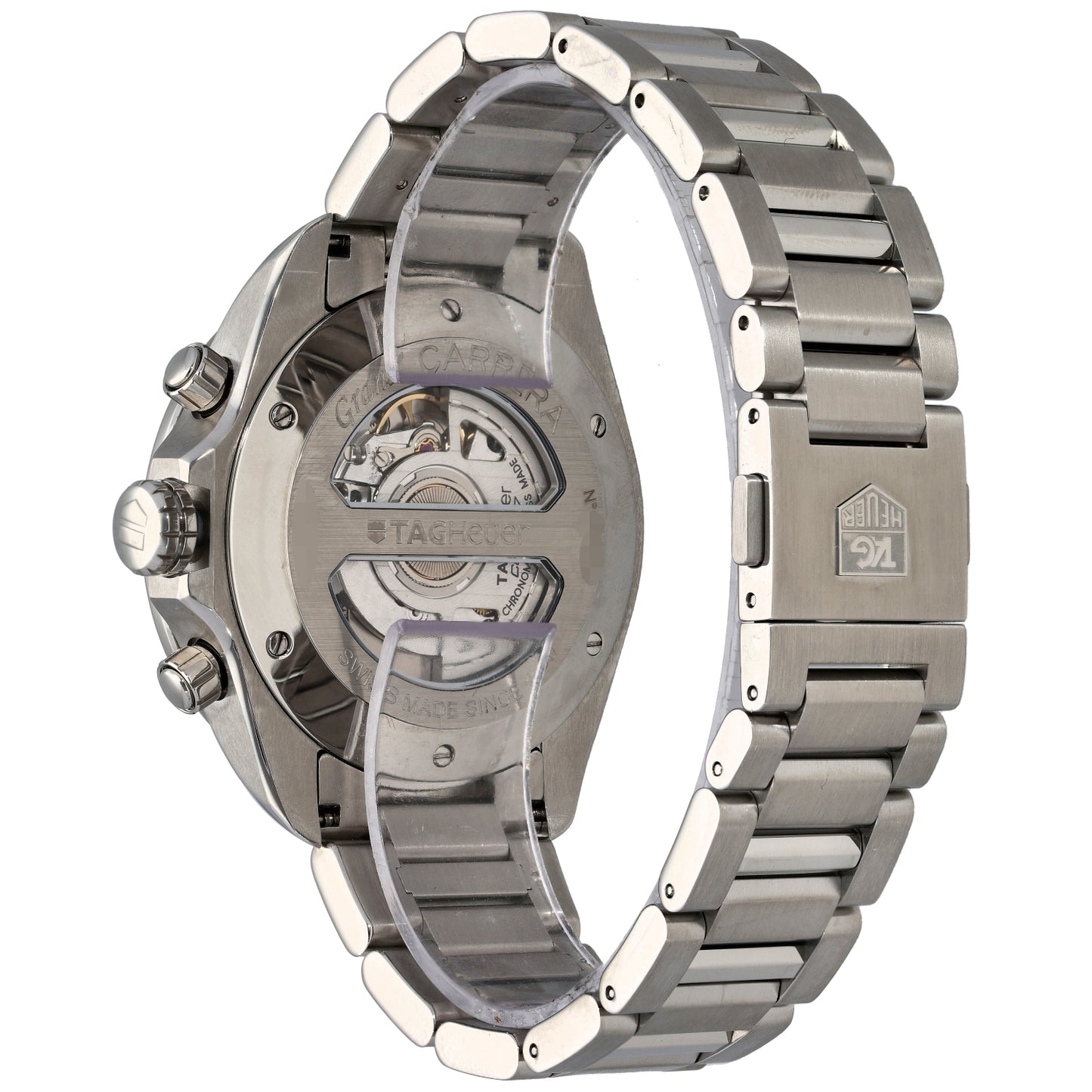 Tag Heuer Grand Carrera CAV511B 43mm Stainless Steel Watch