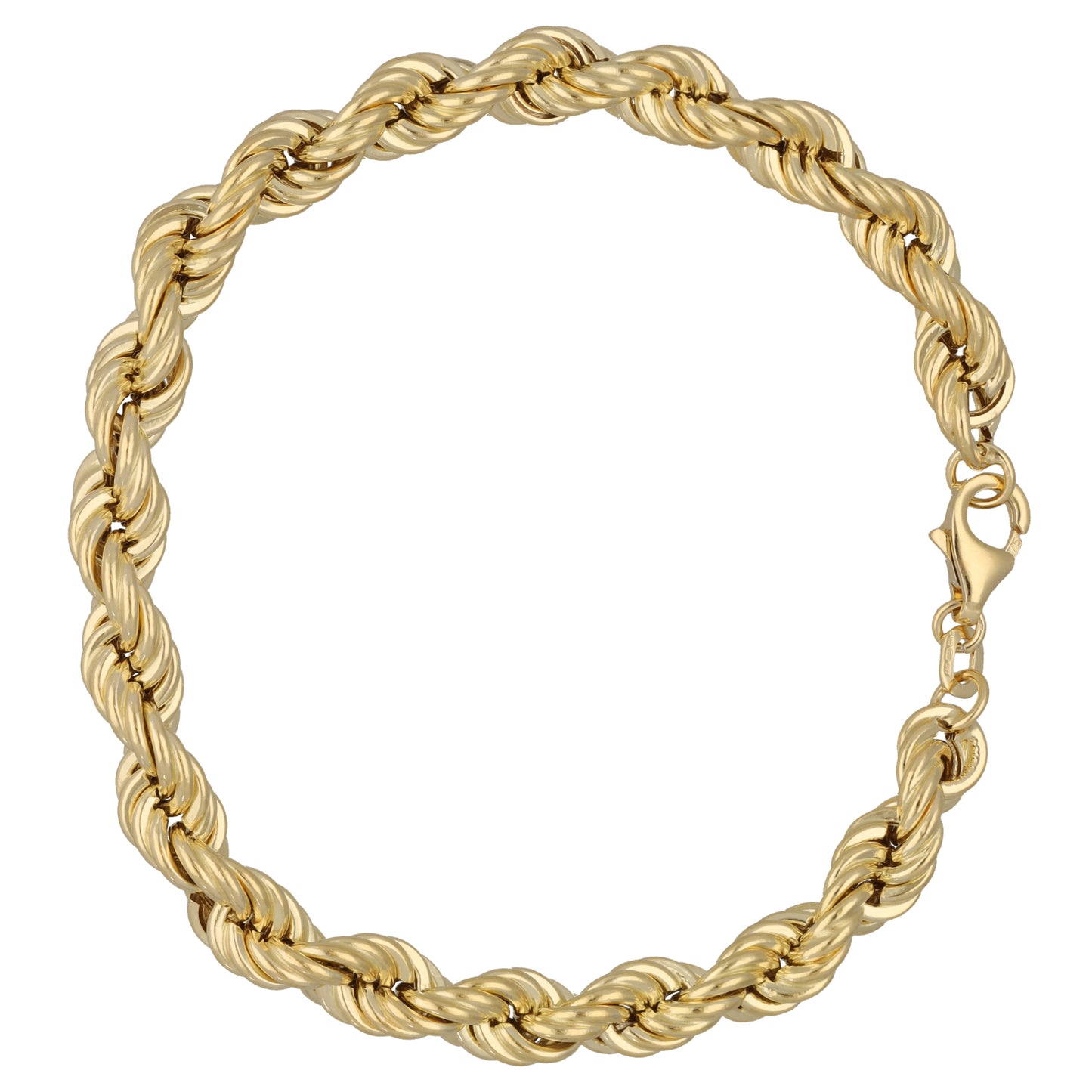 New 9ct Gold Rope Bracelet