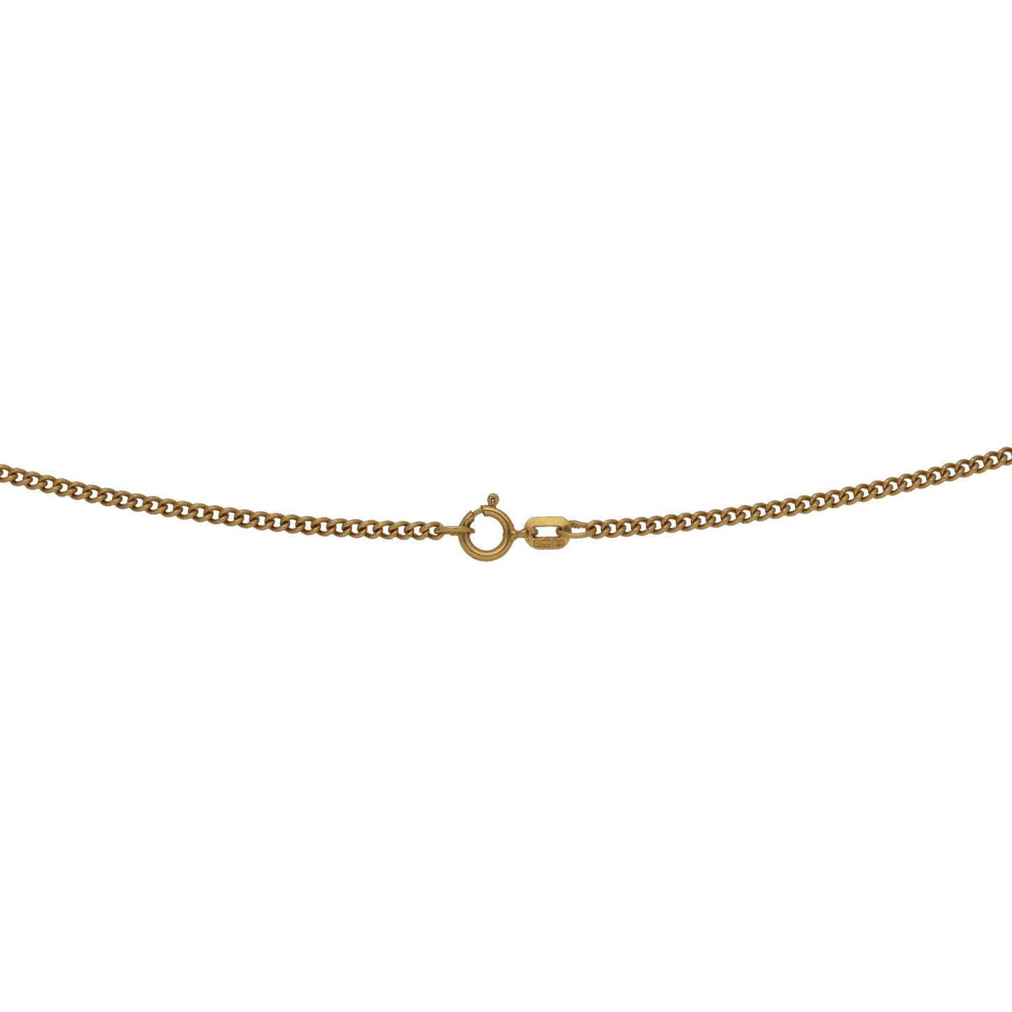9ct Gold Curb Chain 20"