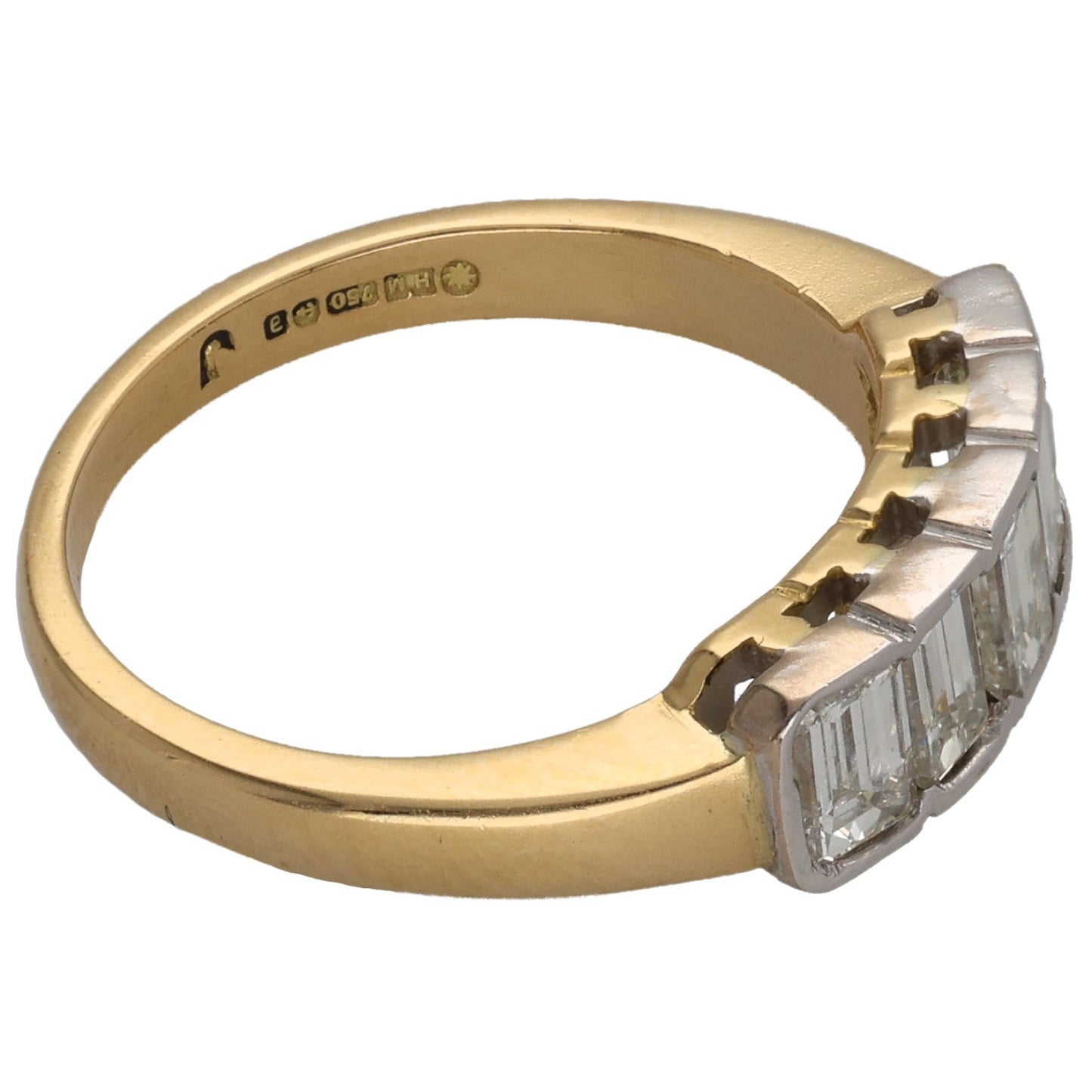18ct Gold 1.75ct Diamond Dress/Cocktail Ring Size L