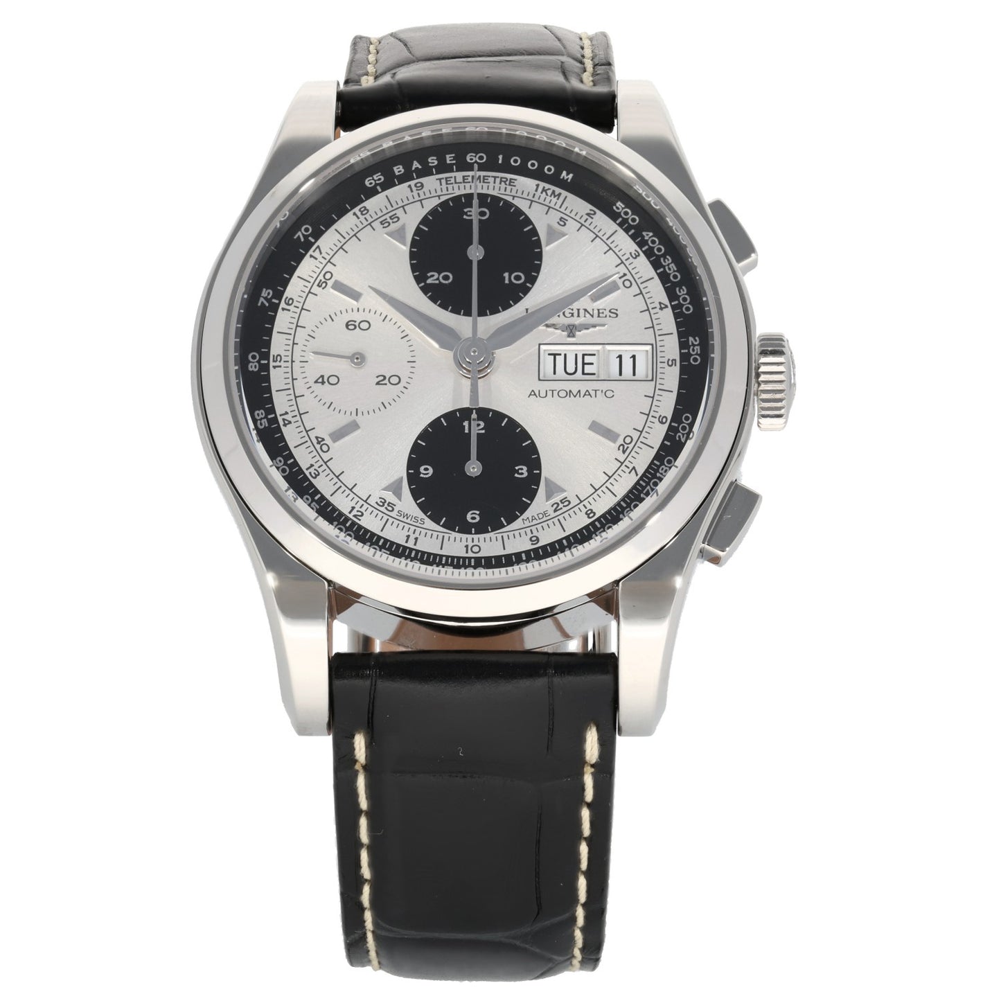 Longines Heritage L2.7474 38mm Stainless Steel Watch