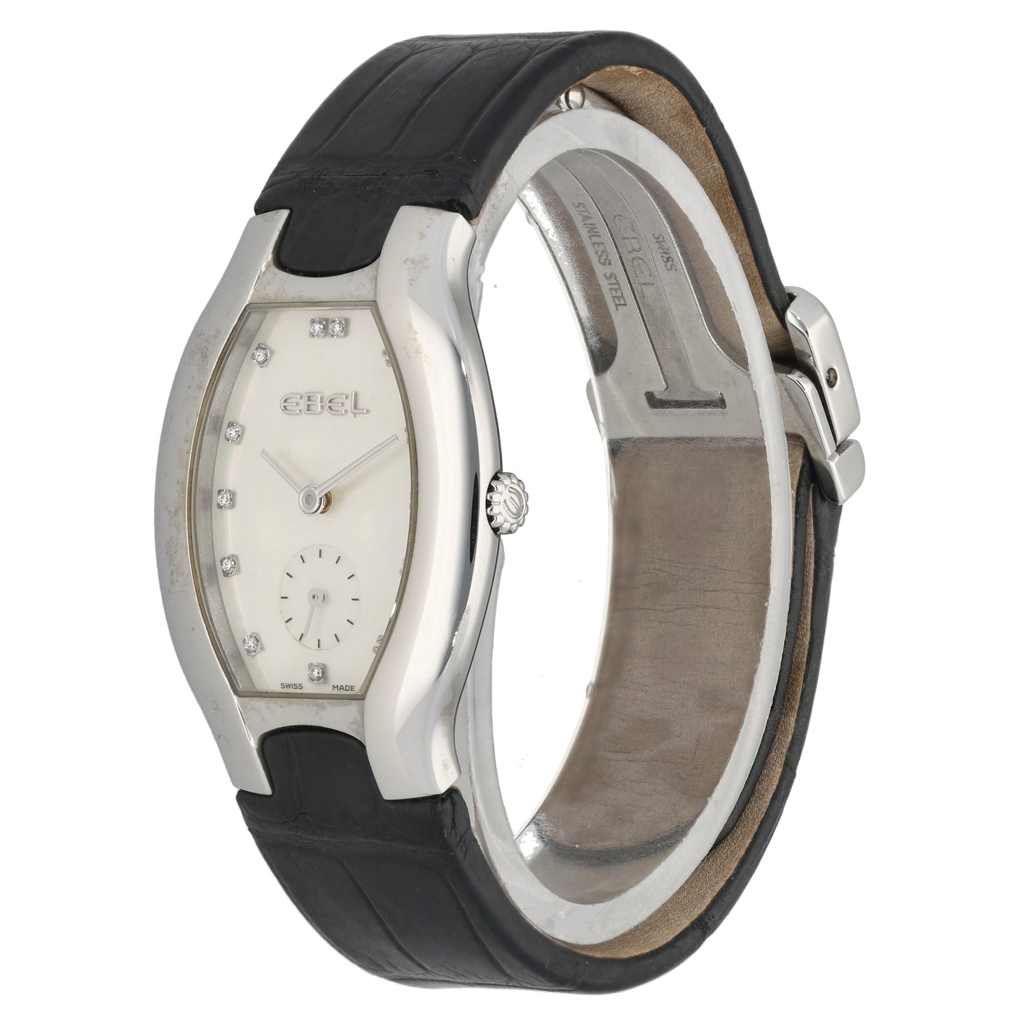 Ebel Beluga Tonneau 9980G31 28mm Stainless Steel Watch