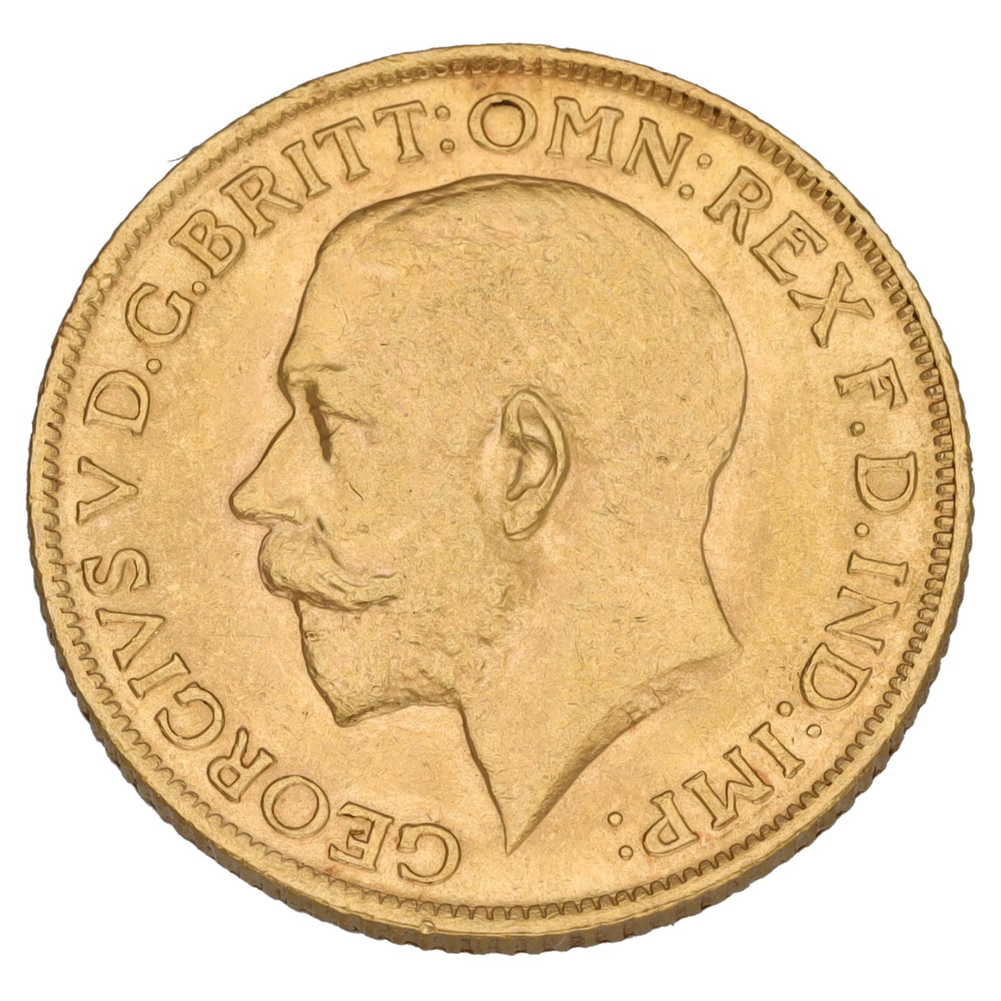 22ct Gold King George V Full Sovereign Coin 1913