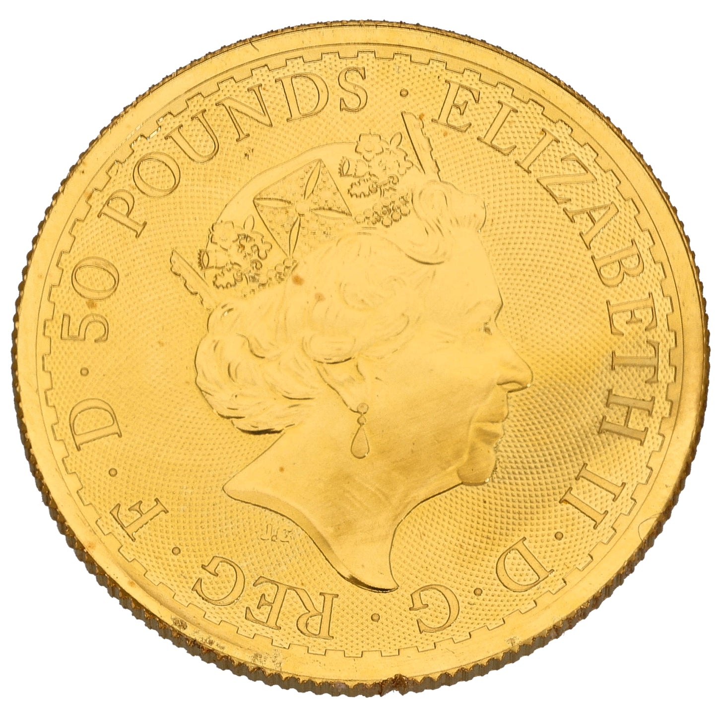 24ct Gold Queen Elizabeth II 1/2 OZ Britannia Coin 2021