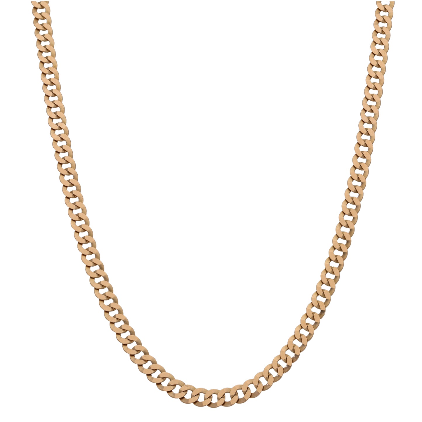 9ct Gold Curb Chain 18"