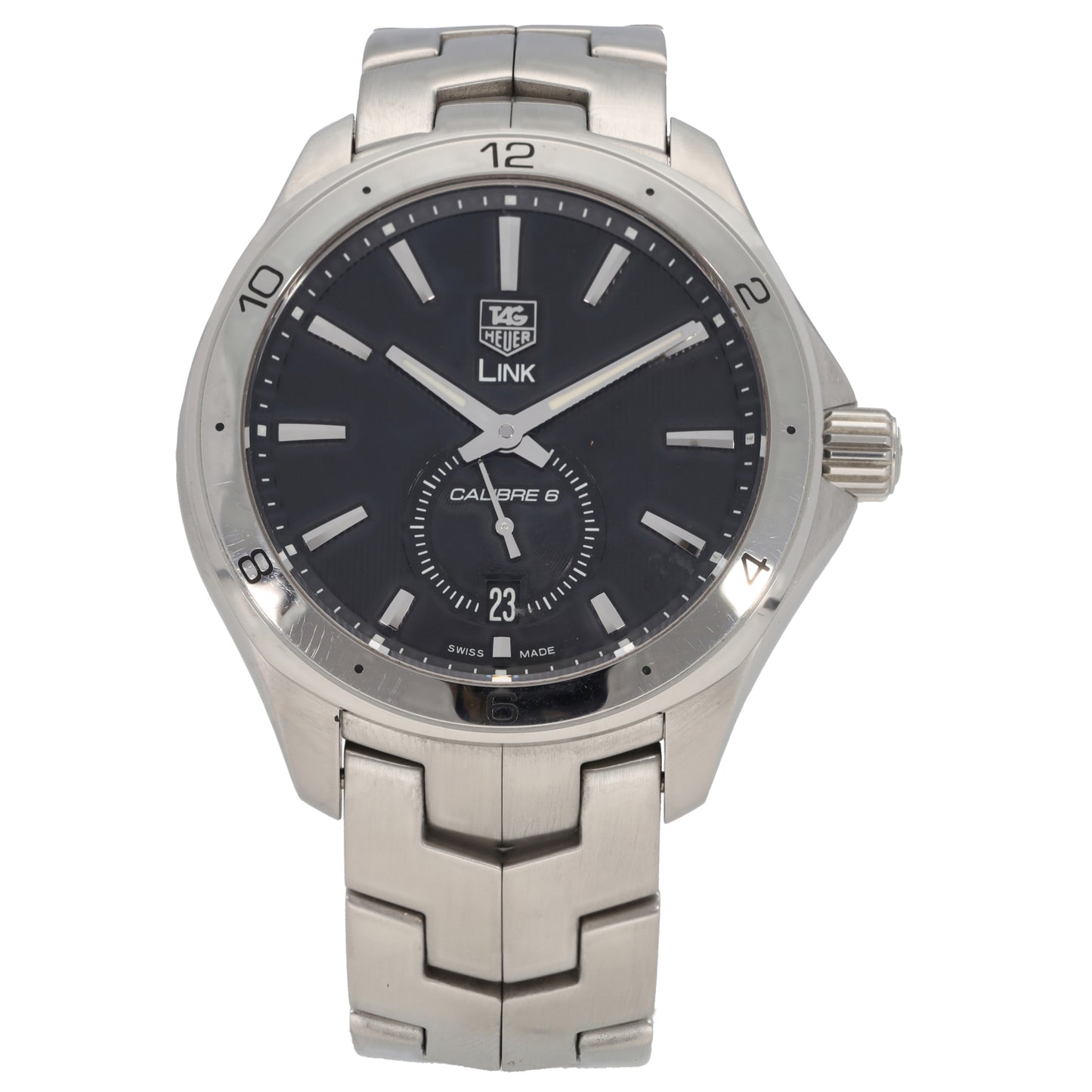 Tag Heuer Link WAT2010 42mm Stainless Steel Watch