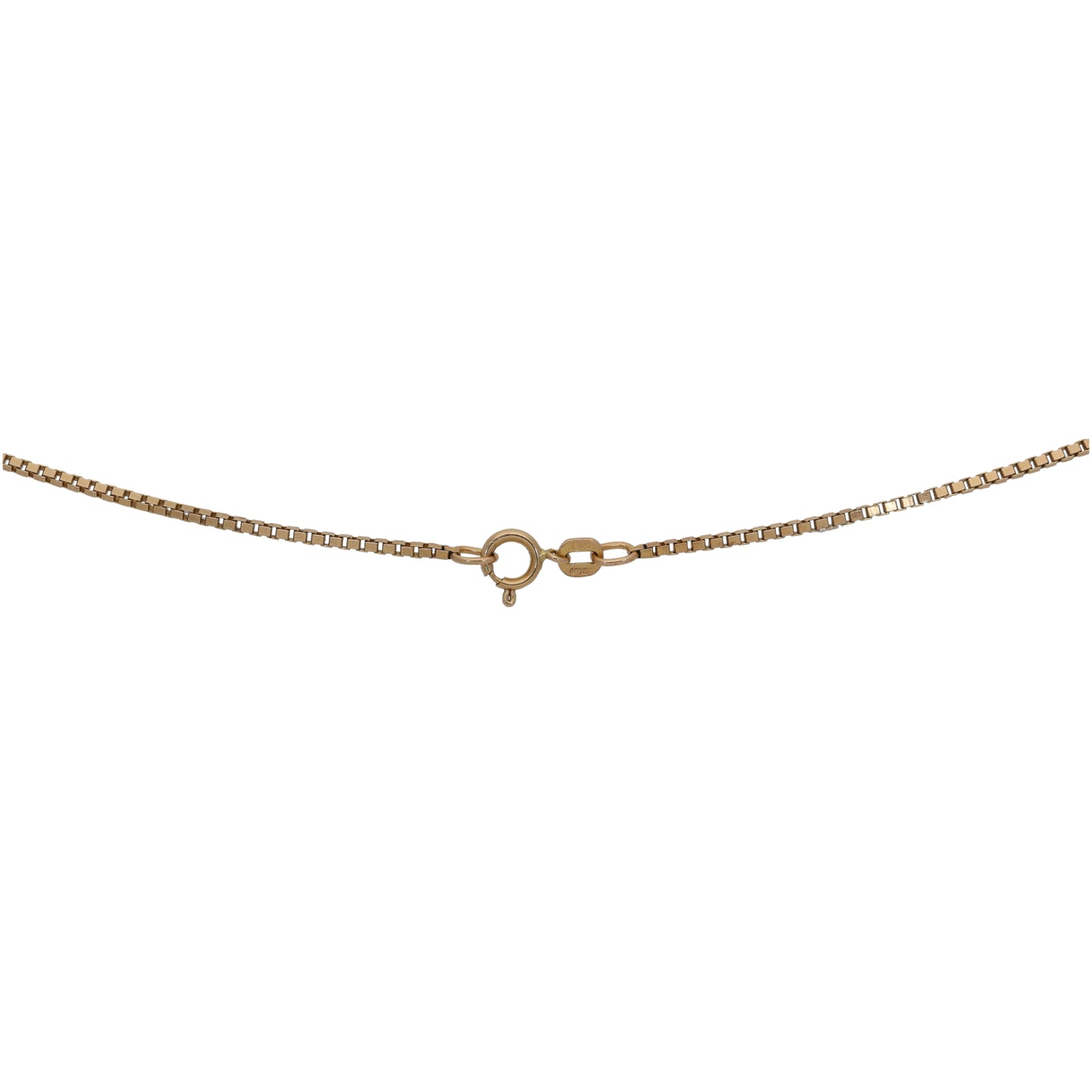 9ct Gold Box Chain 14"