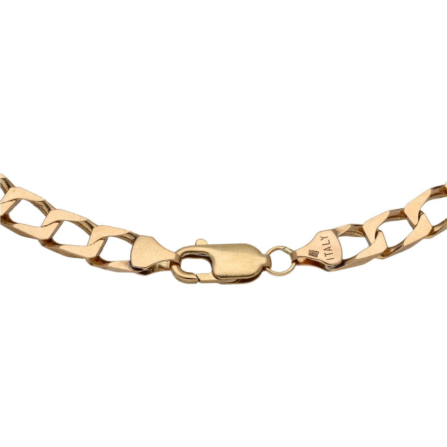 9ct Gold Curb Chain 20"